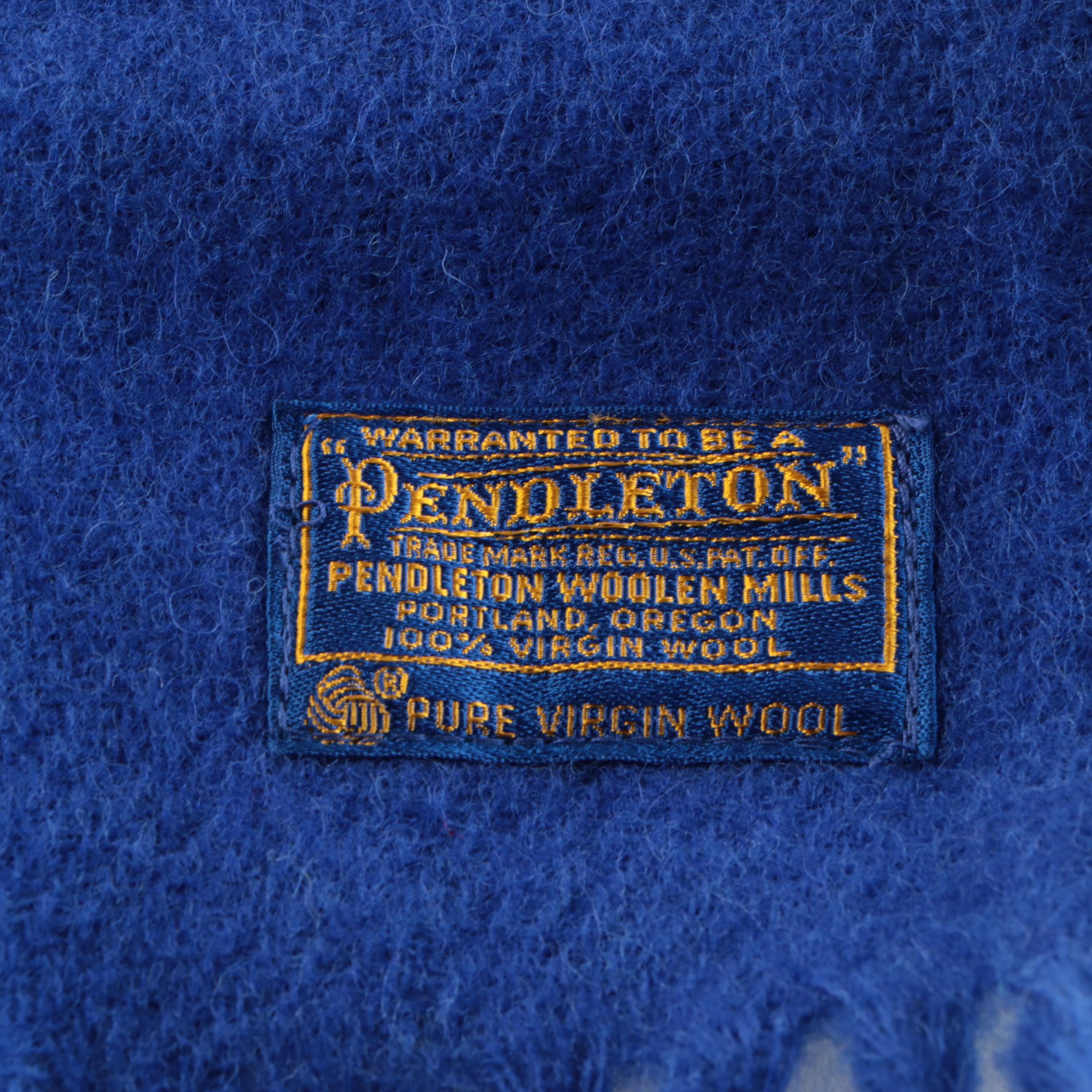 Los Angeles Dodgers Pendleton Wool Blanket, Mid to Late 20th Century
