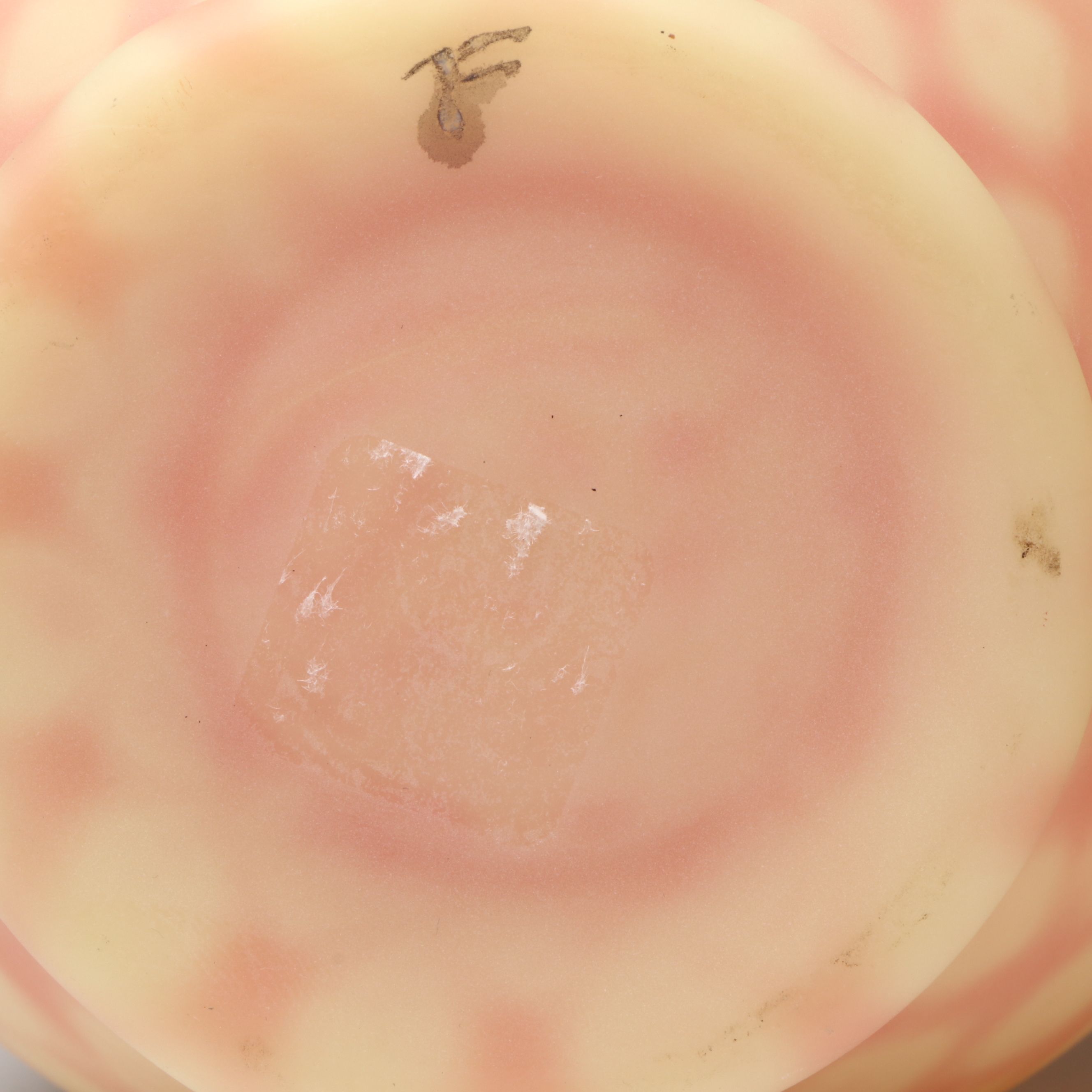 Fenton Hand-Painted Poppy Burmese Glass Vases