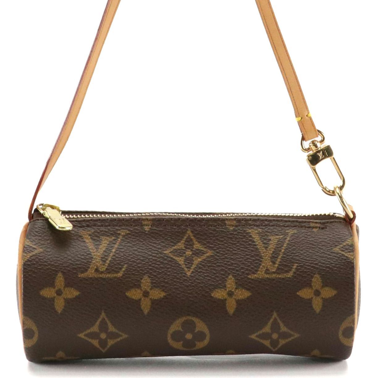 Louis Vuitton Papillon Pochette in Monogram Canvas and Vachetta Leather