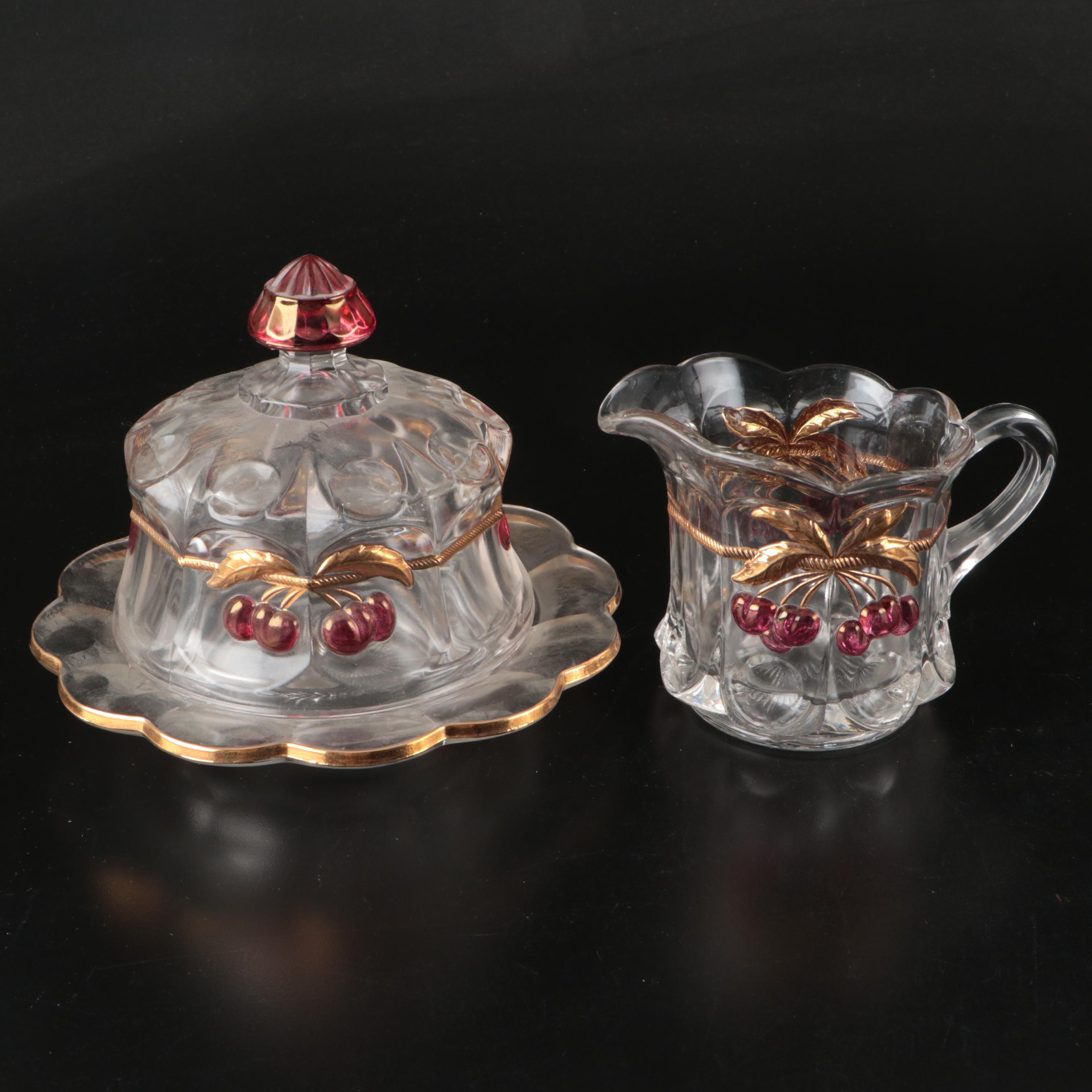 Mosser Northwood Cherry and Cable Lemonade Set and Tableware