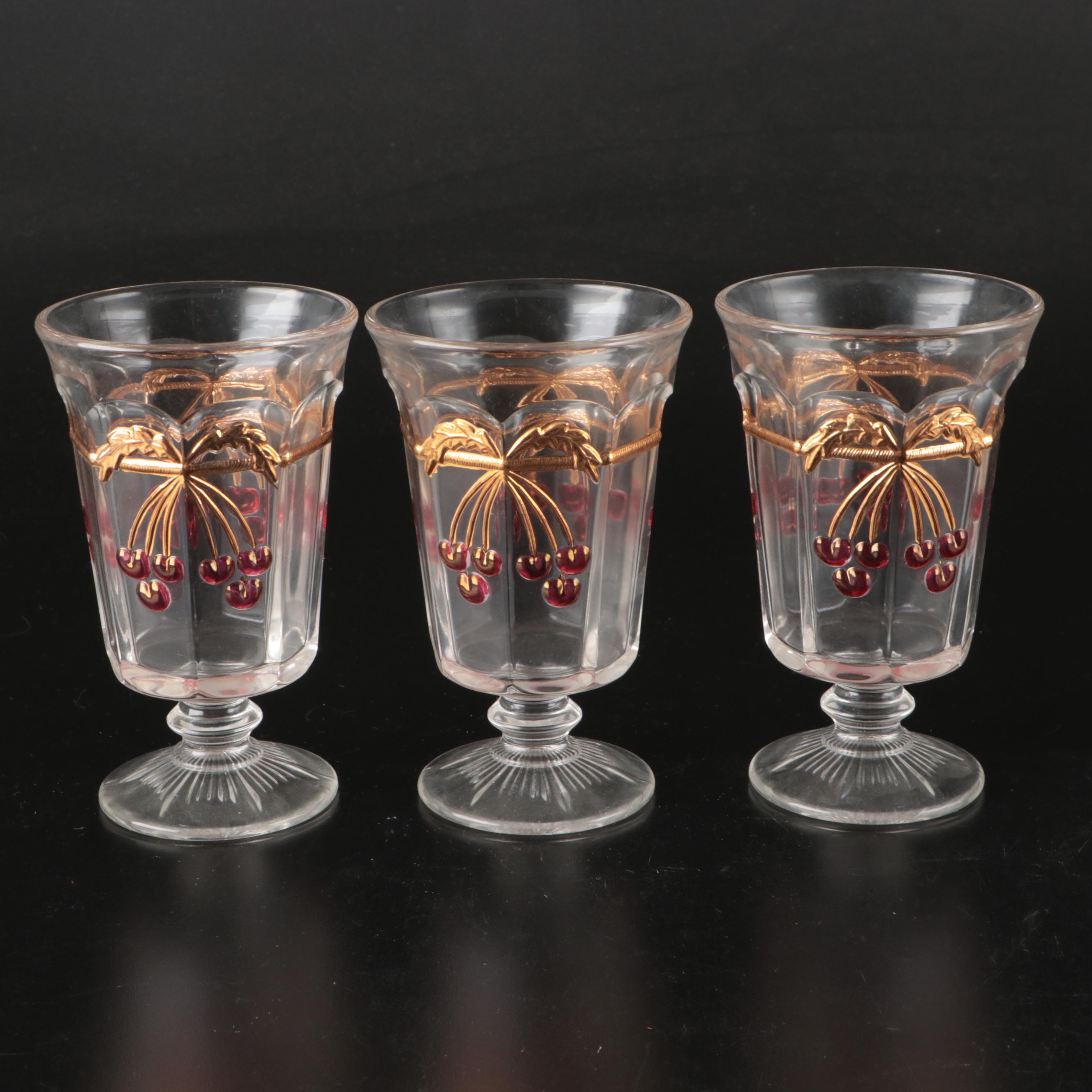 Mosser Northwood Cherry and Cable Lemonade Set and Tableware