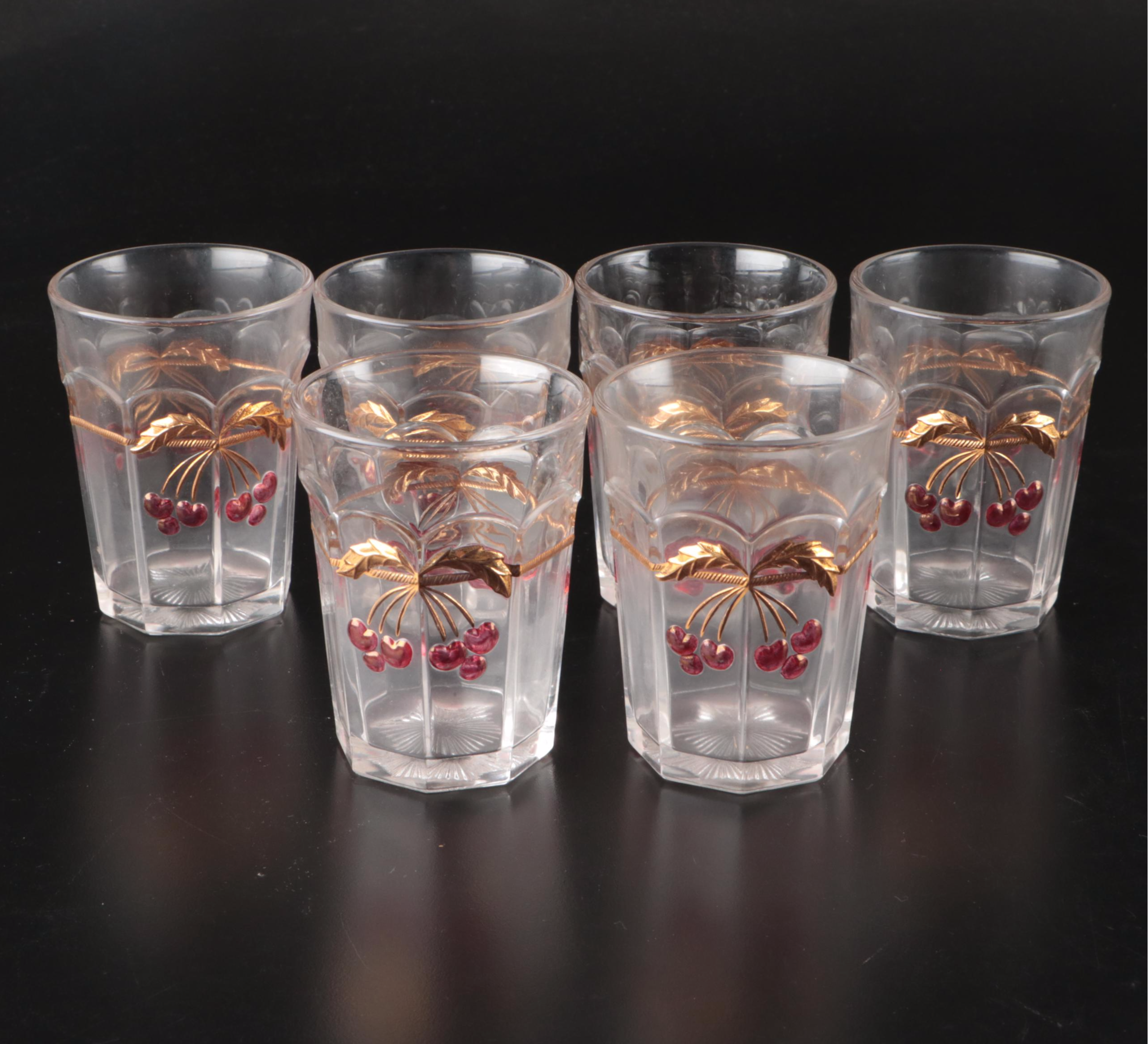 Mosser Northwood Cherry and Cable Lemonade Set and Tableware