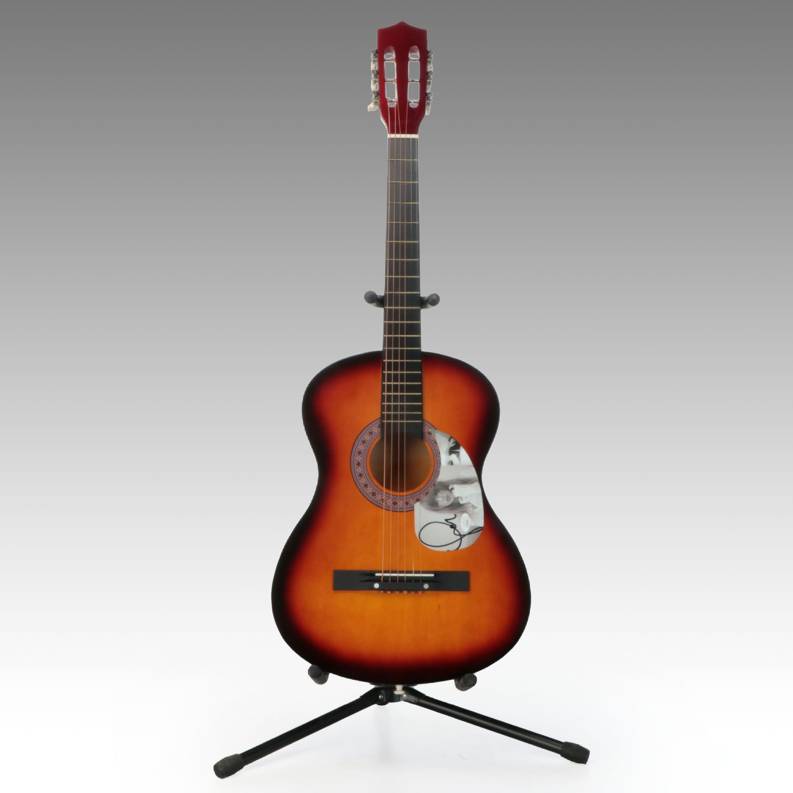 Taylor Swift Decal-Signed Classical Acoustic Guitar, JSA