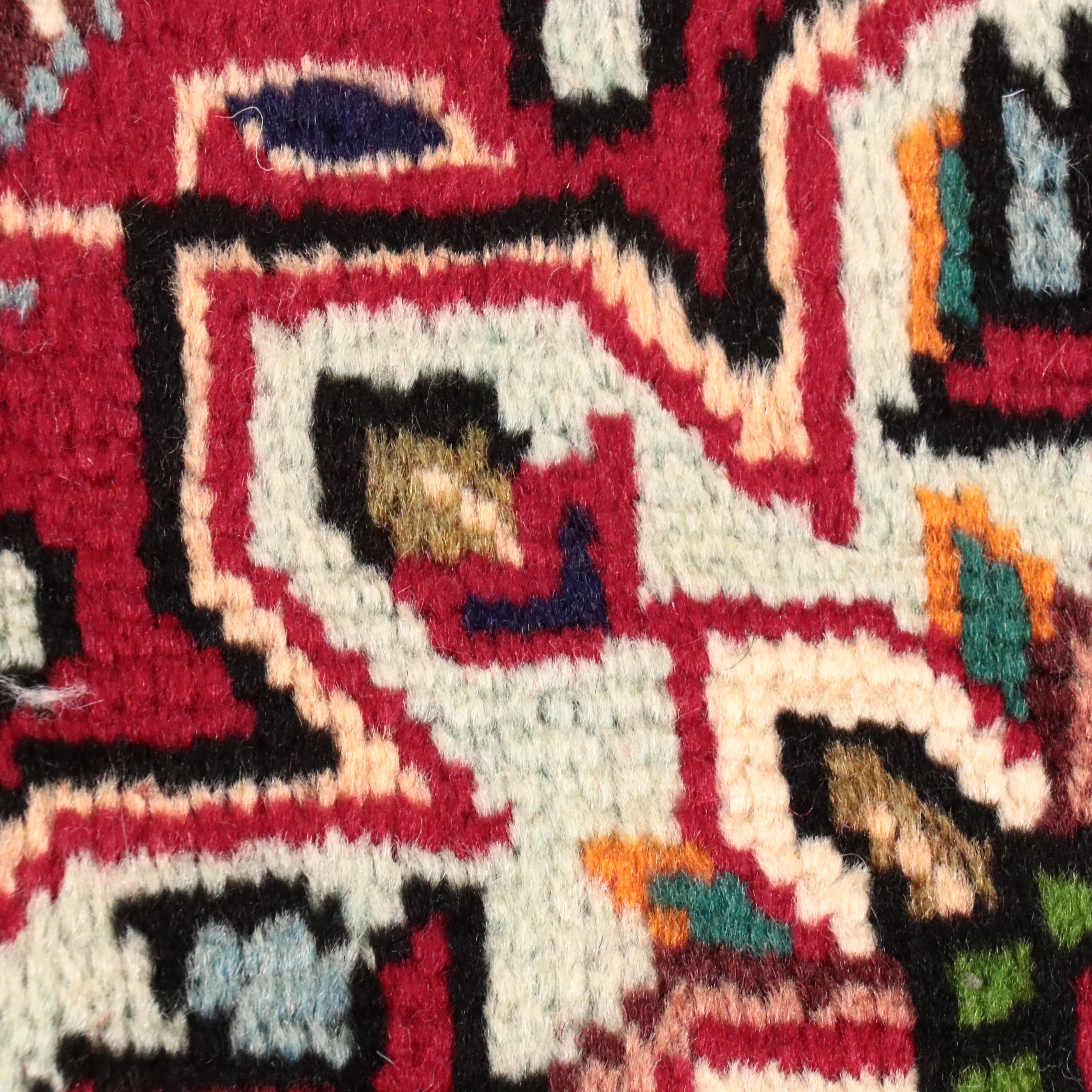 9'6 x 13'2 Hand-Knotted Persian Heriz Room-Sized Rug