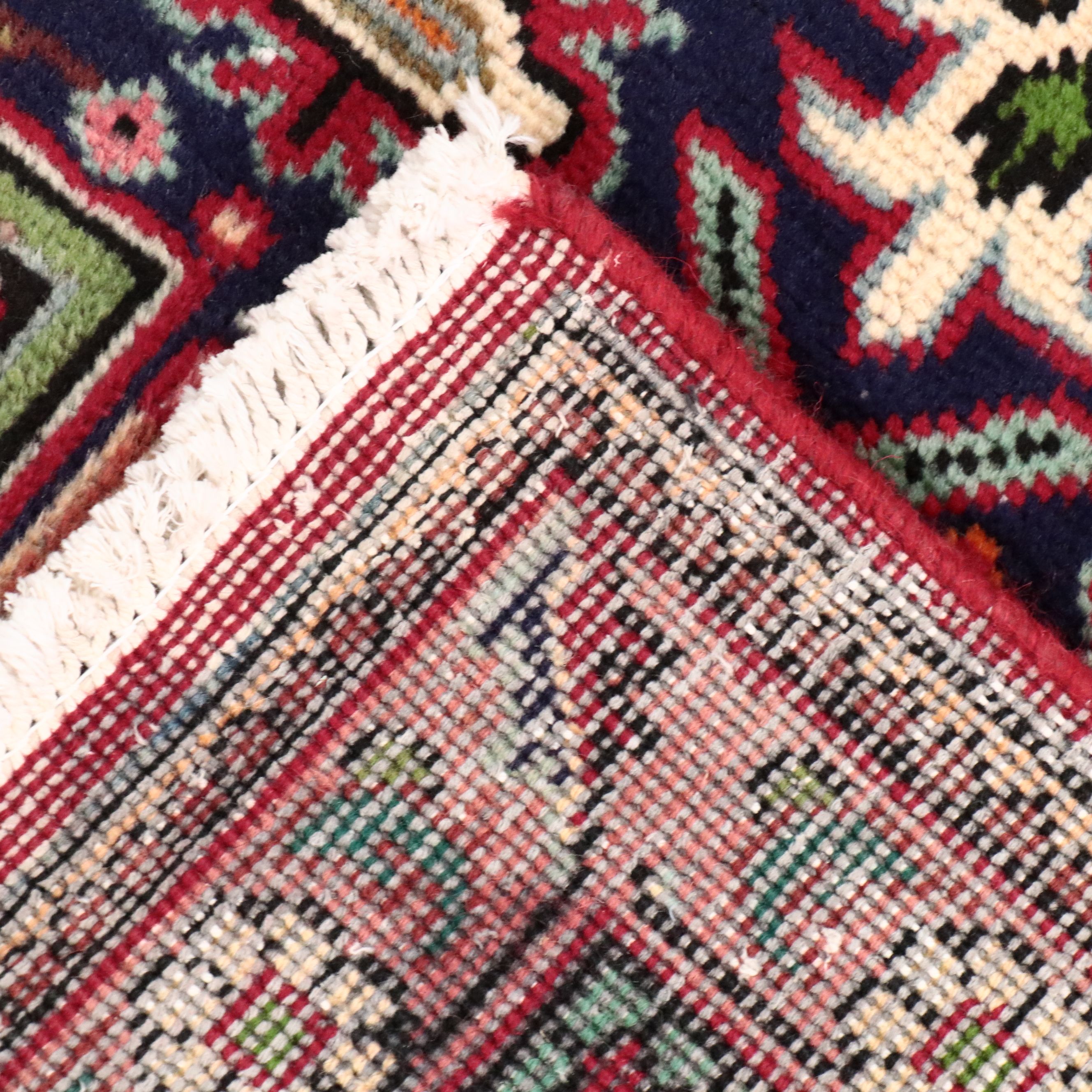 9'6 x 13'2 Hand-Knotted Persian Heriz Room-Sized Rug