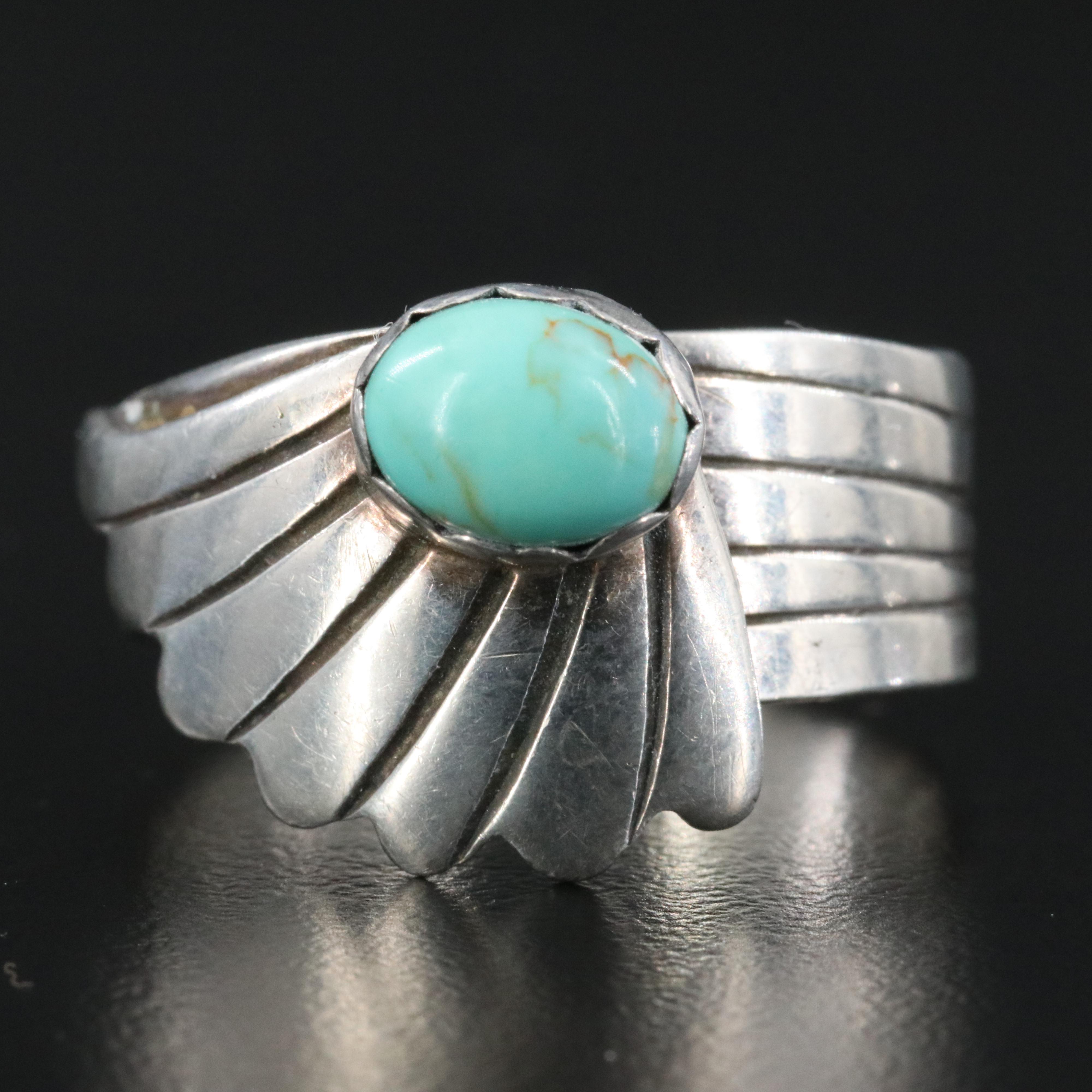 Richard & Rita Begay Navajo Diné Sterling Turquoise Ring