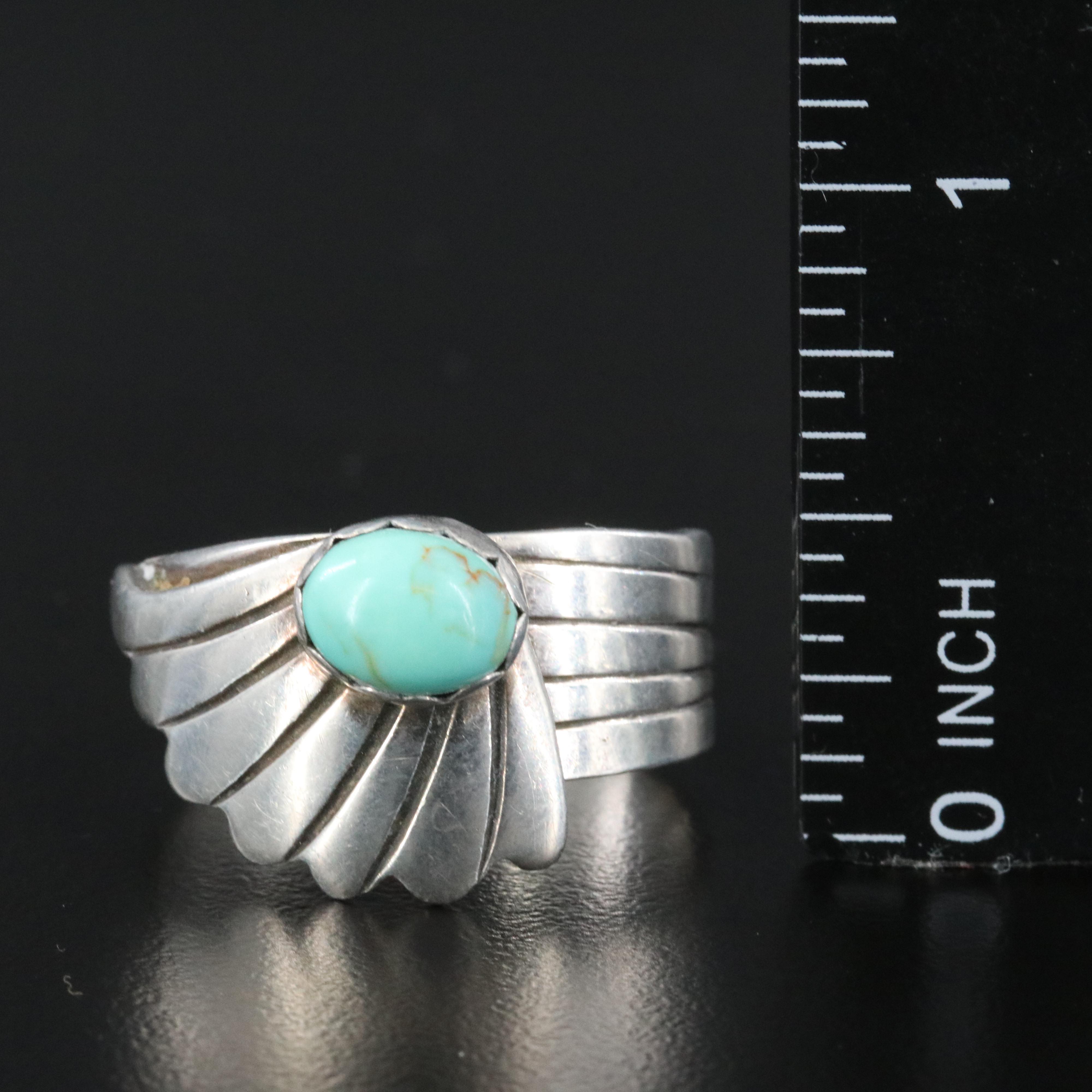 Richard & Rita Begay Navajo Diné Sterling Turquoise Ring