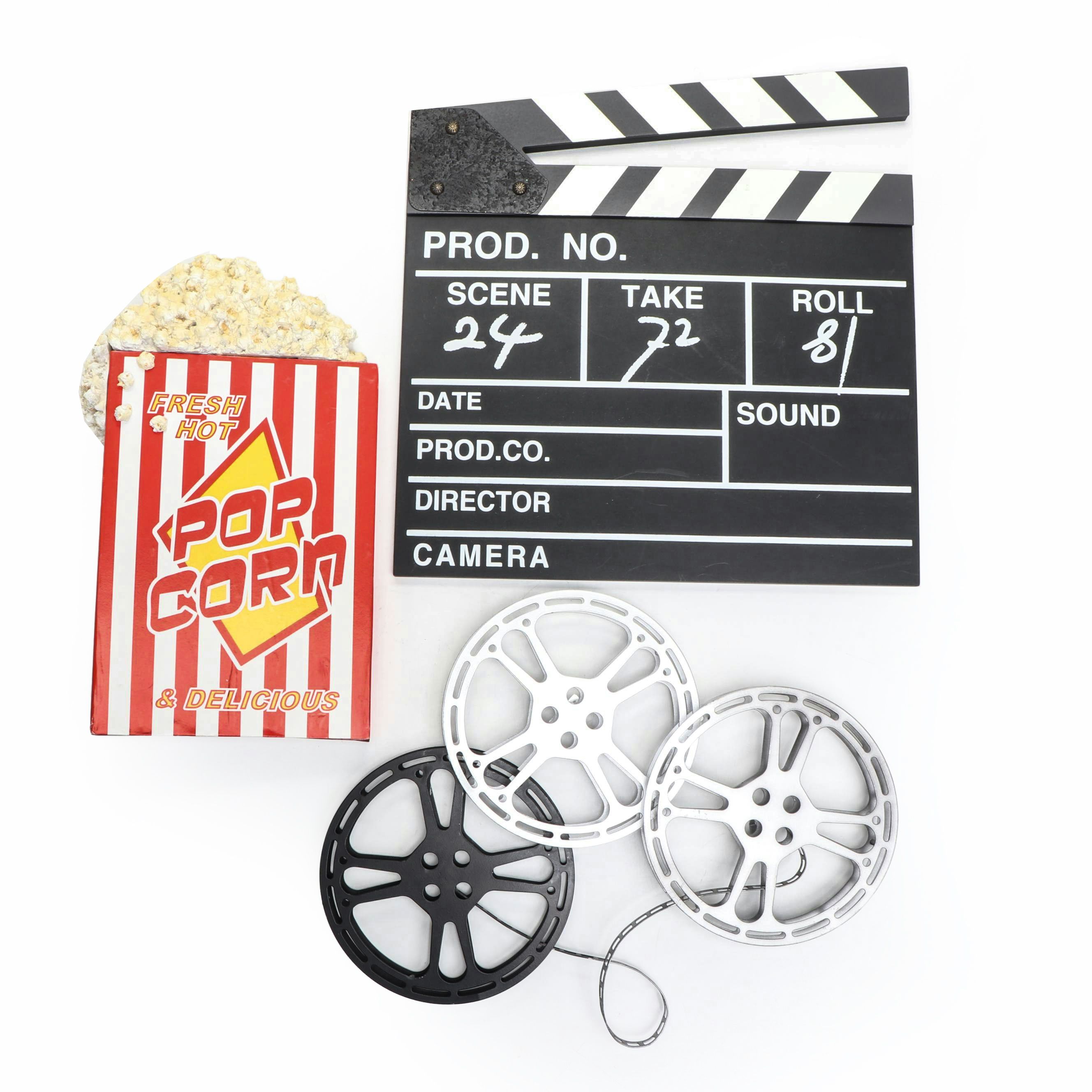 Movie Theater Themed Metal Wall Decor