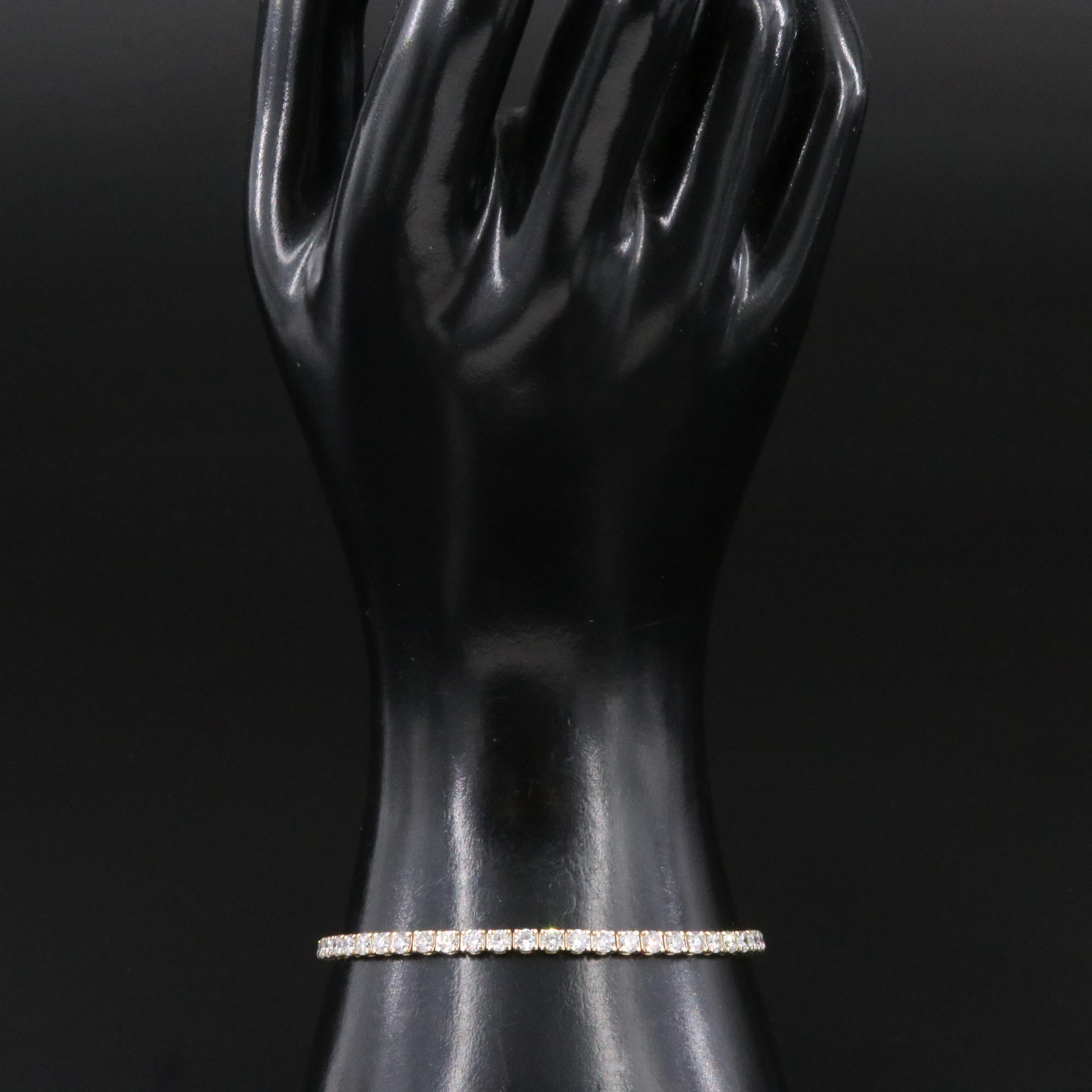 14K 5.00 CTW Lab Grown Diamond Line Bracelet