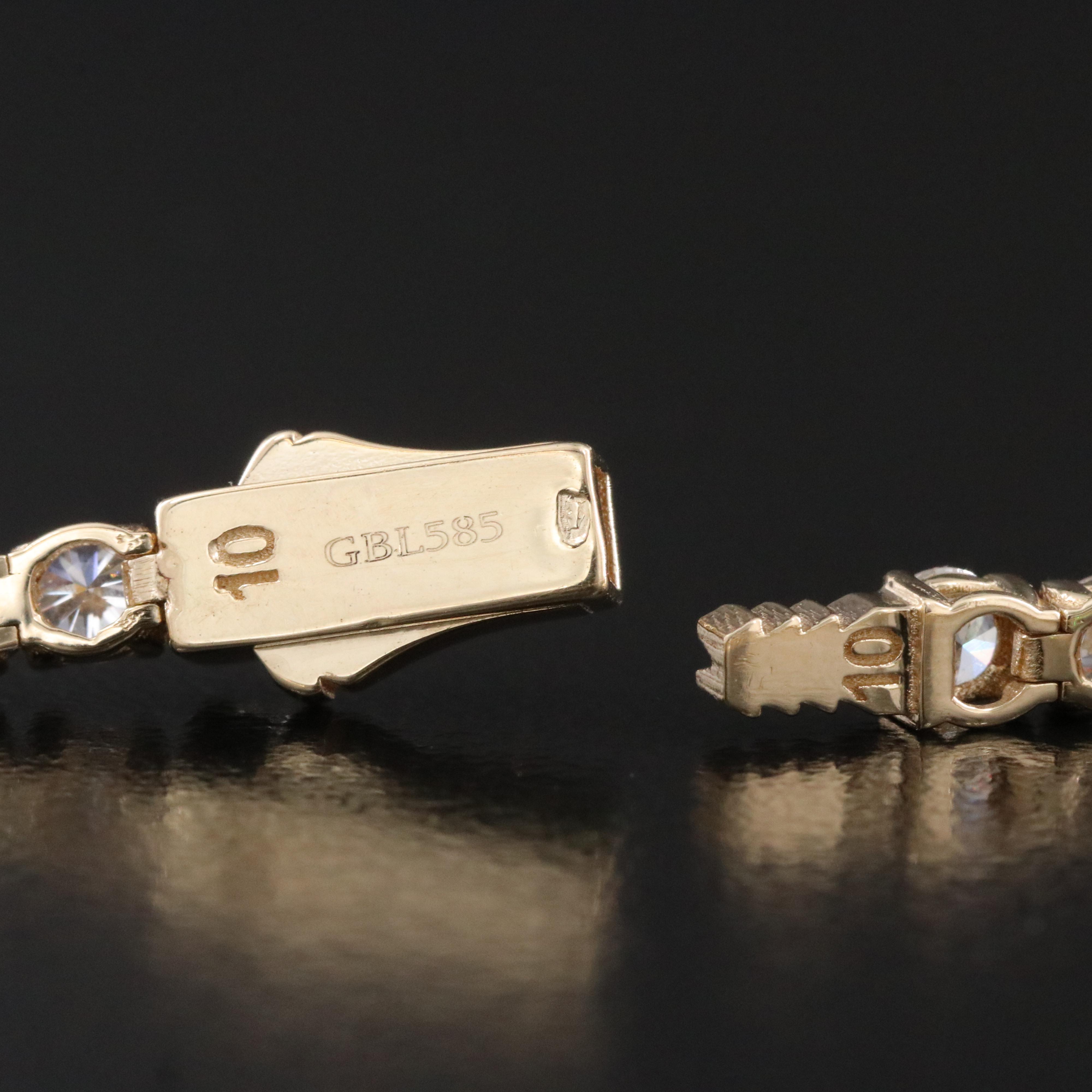 14K 5.00 CTW Lab Grown Diamond Line Bracelet