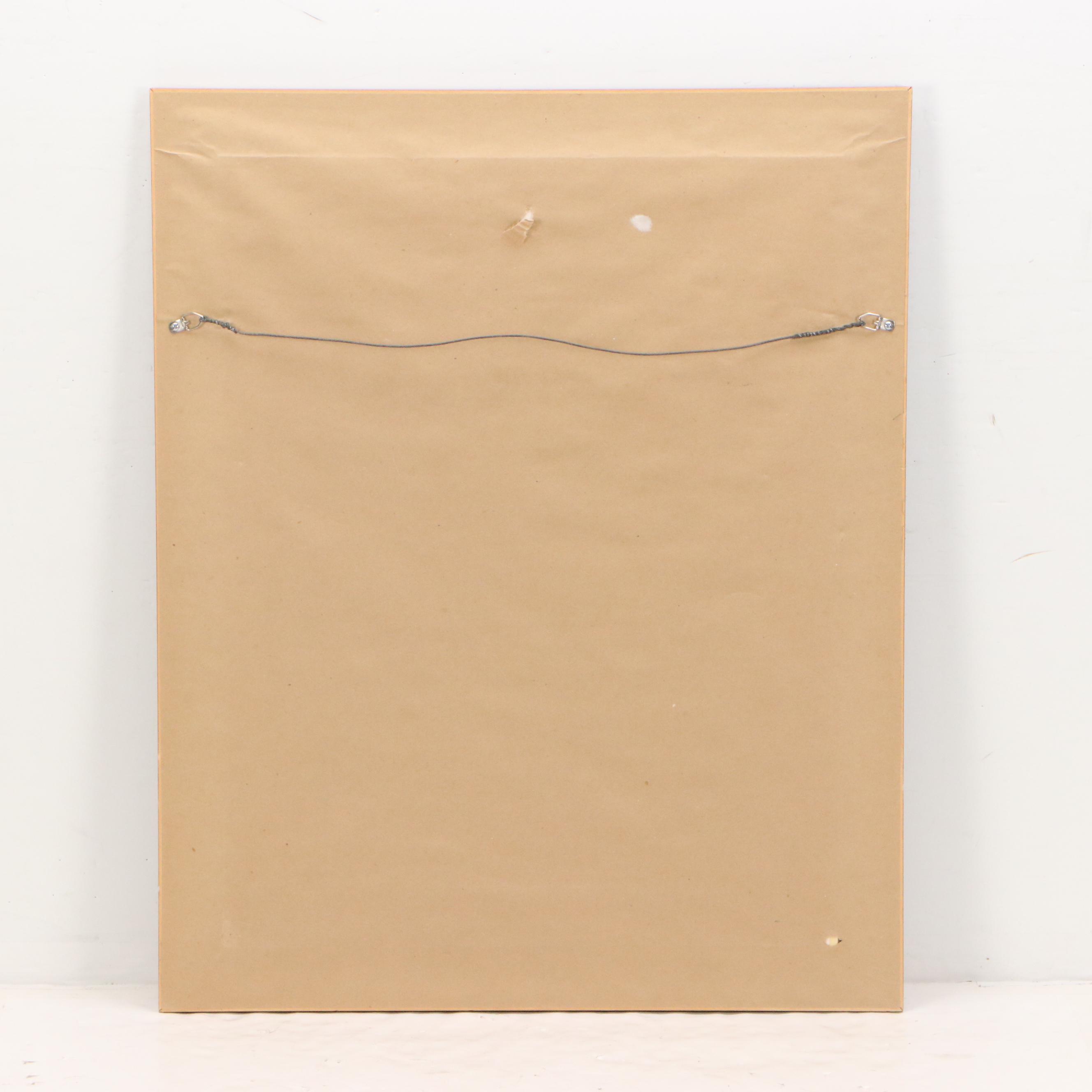 Floral Still Life Mixed Media Prints, Late 20th Century