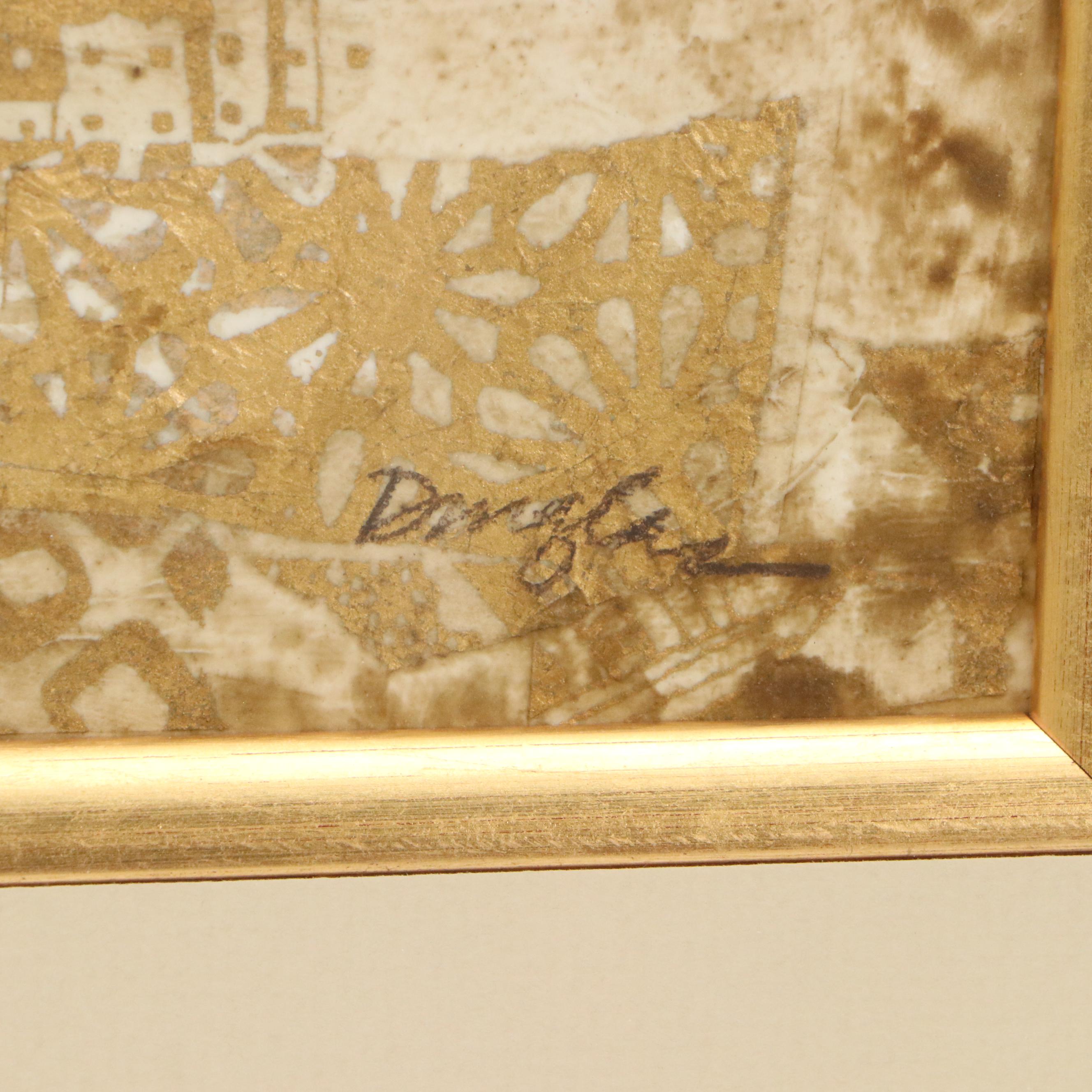 Floral Still Life Mixed Media Prints, Late 20th Century