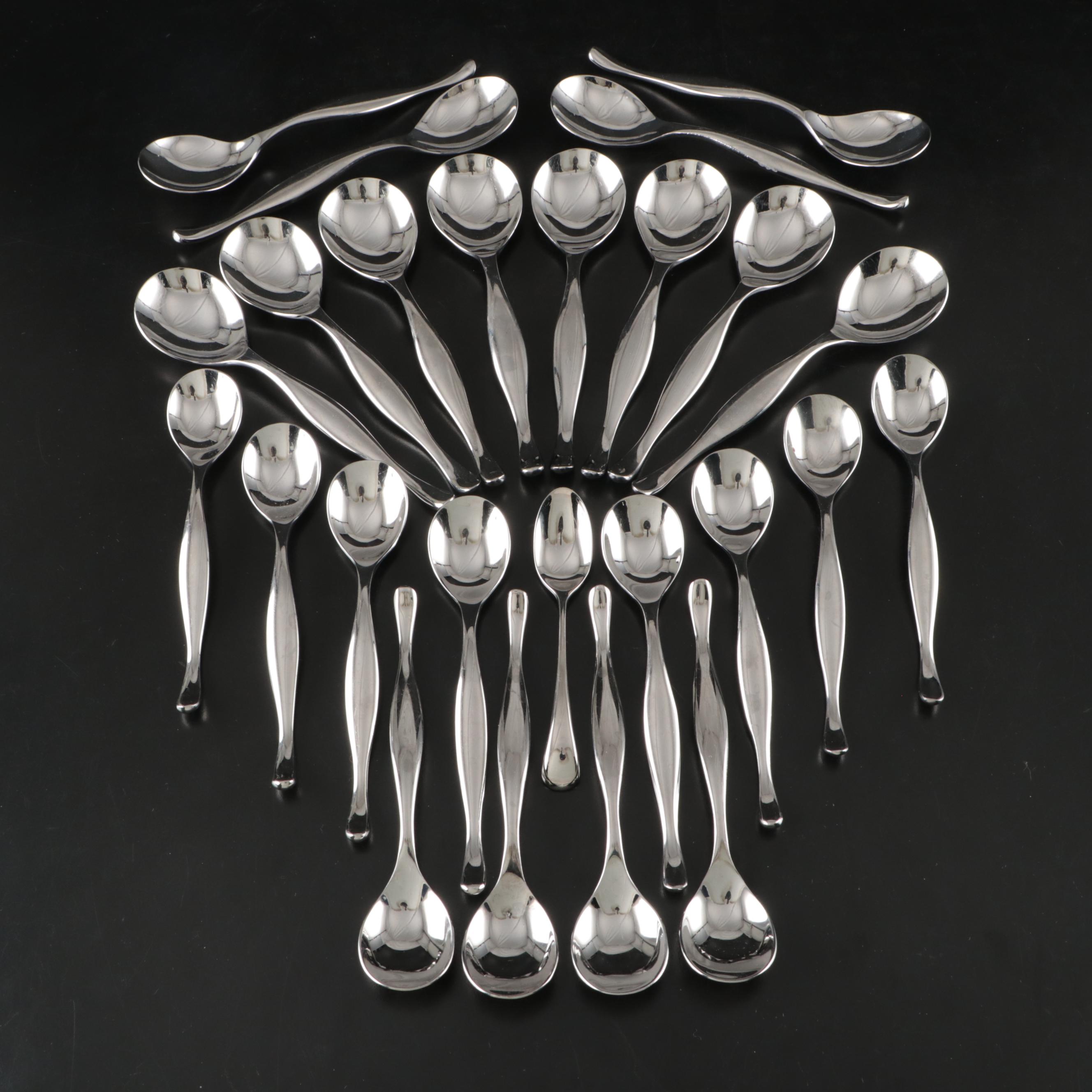 Crate & Barrel "Eva Zeisel" with Dansk "Torun" Stainless Steel Flatware