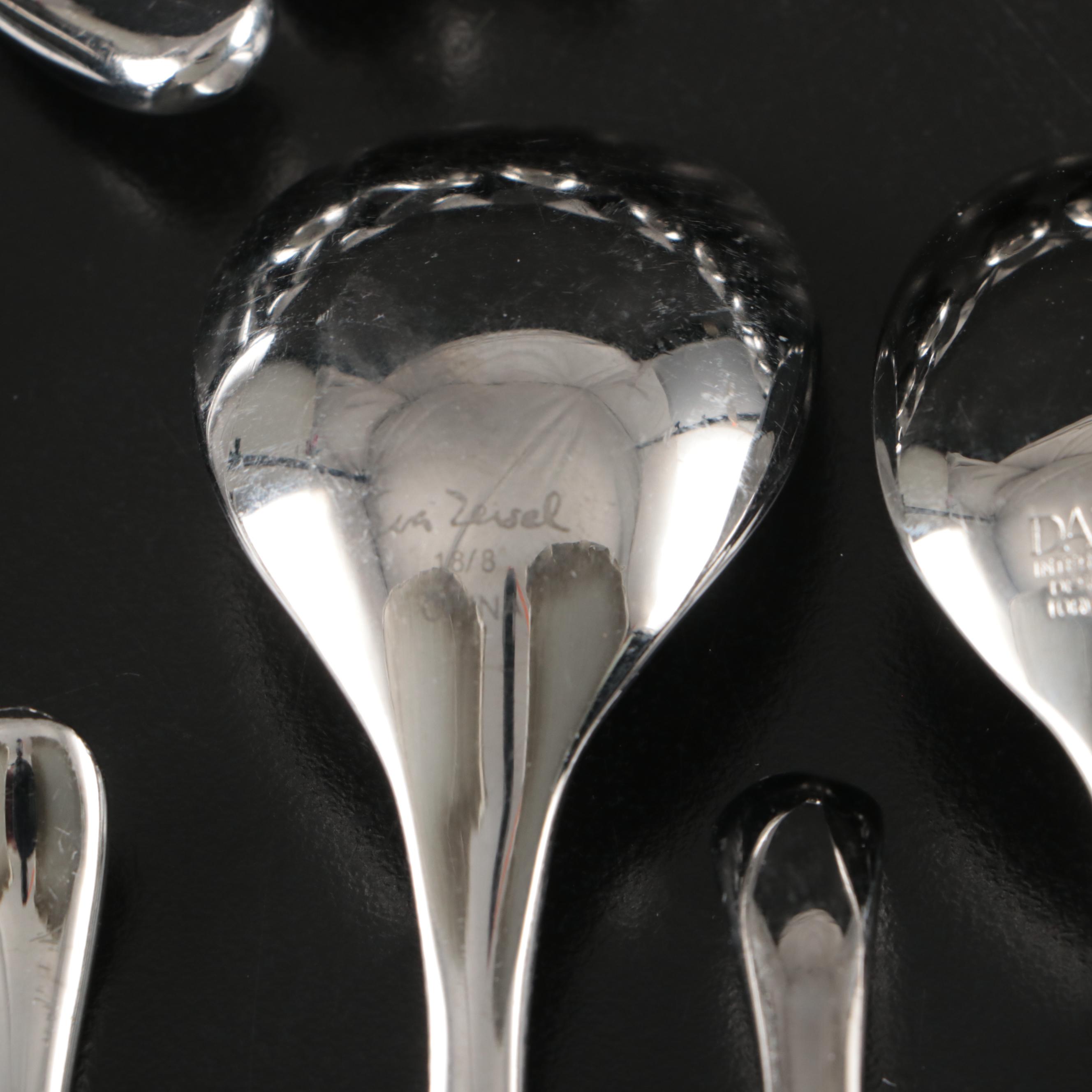 Crate & Barrel "Eva Zeisel" with Dansk "Torun" Stainless Steel Flatware