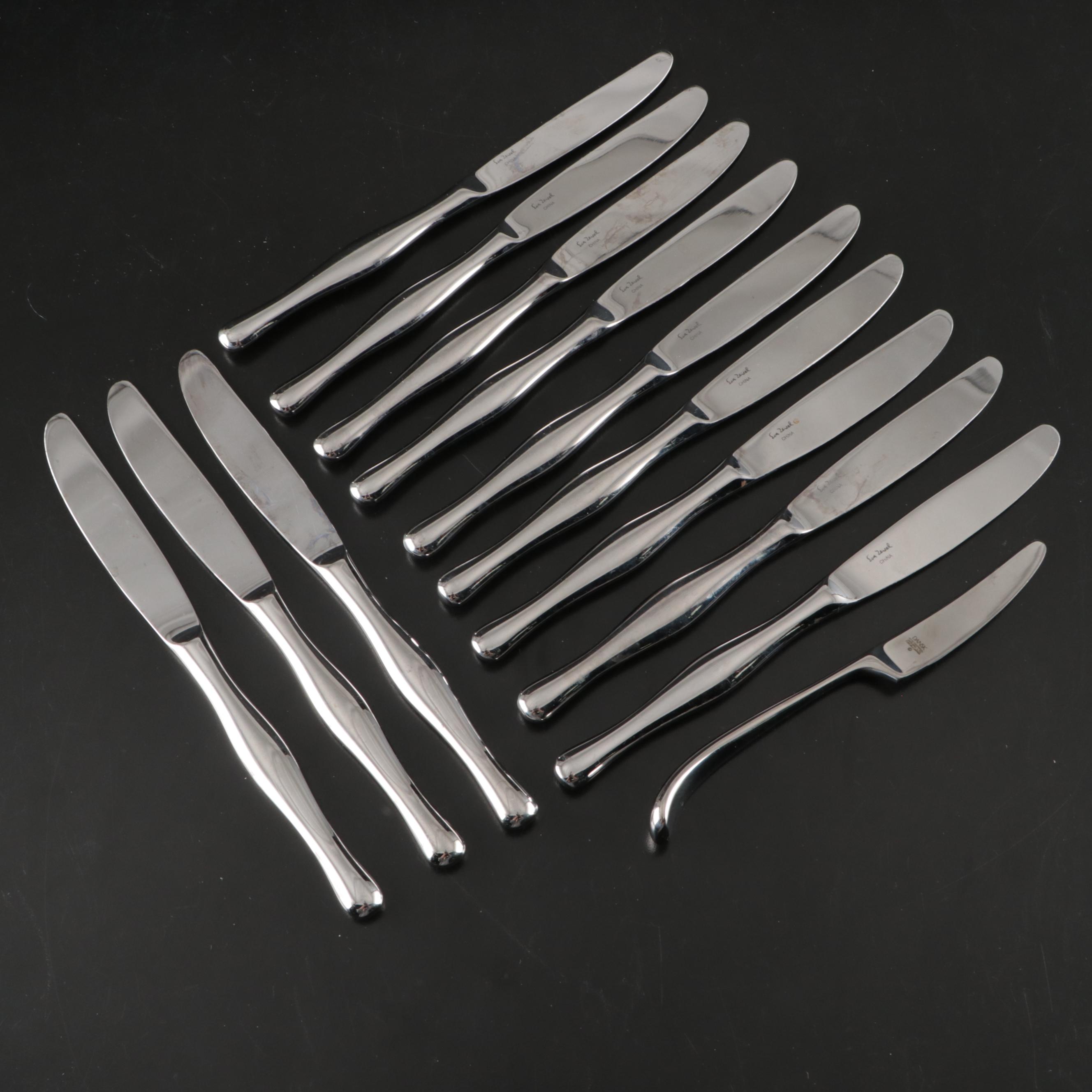 Crate & Barrel "Eva Zeisel" with Dansk "Torun" Stainless Steel Flatware