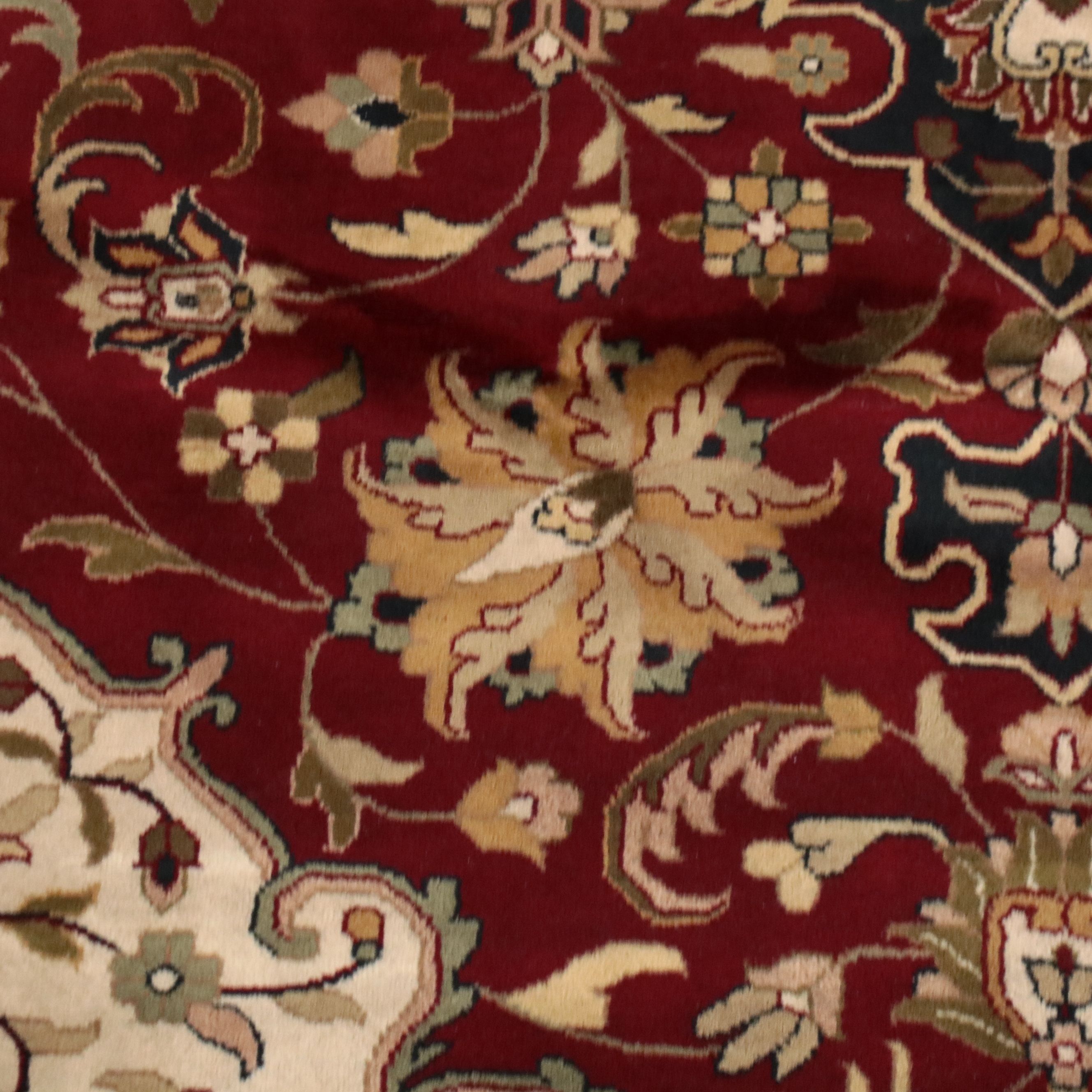 9'5 x 11'10 Hand-Knotted Persian Mashhad Area Rug