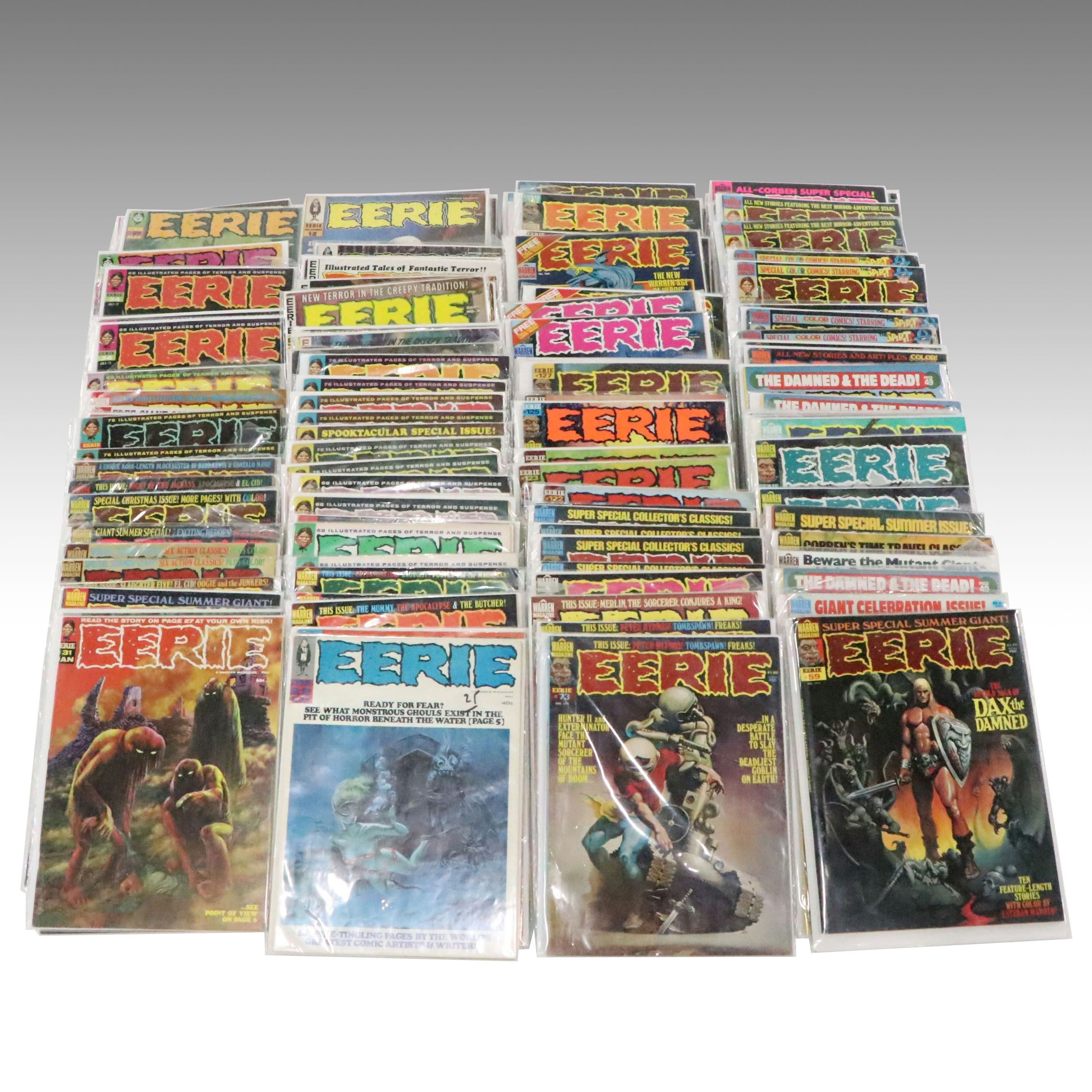 "Eerie," "Creepy" and More Silver, Bronze and Modern Age Horror Magazines