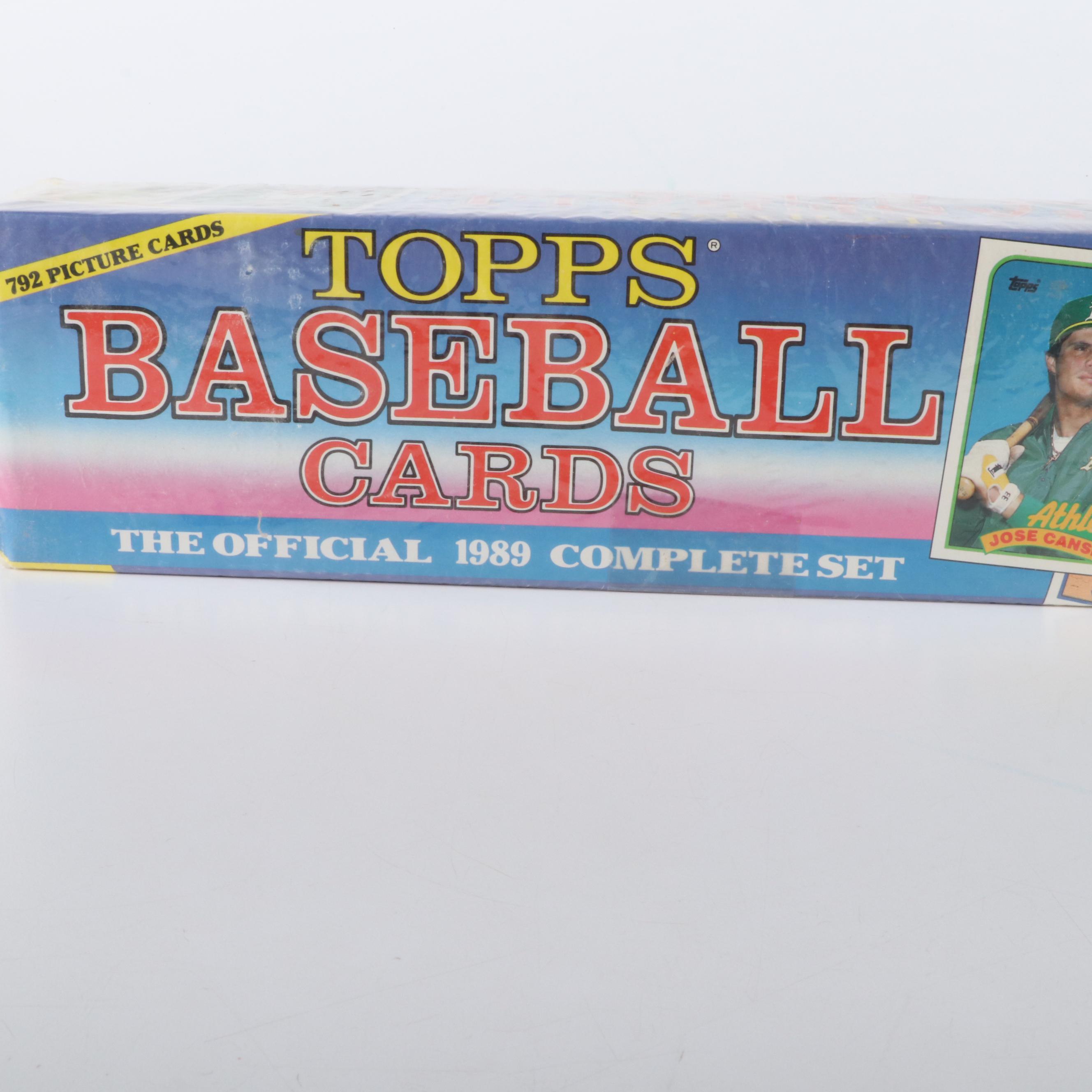Four Complete Factory Sealed Topps Baseball Card Sets, 1988 to 1991