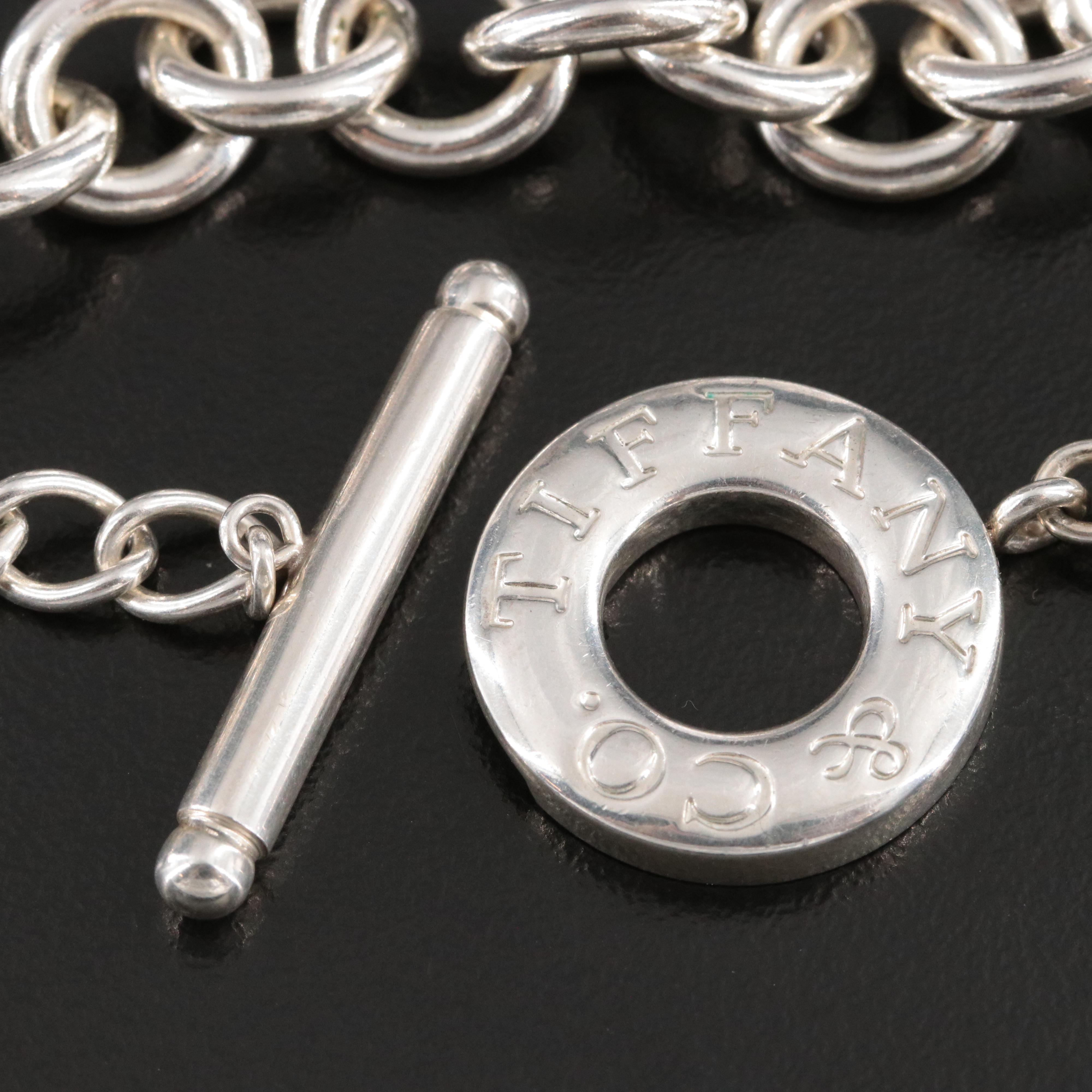 Tiffany & Co. Sterling Heart Toggle Necklace