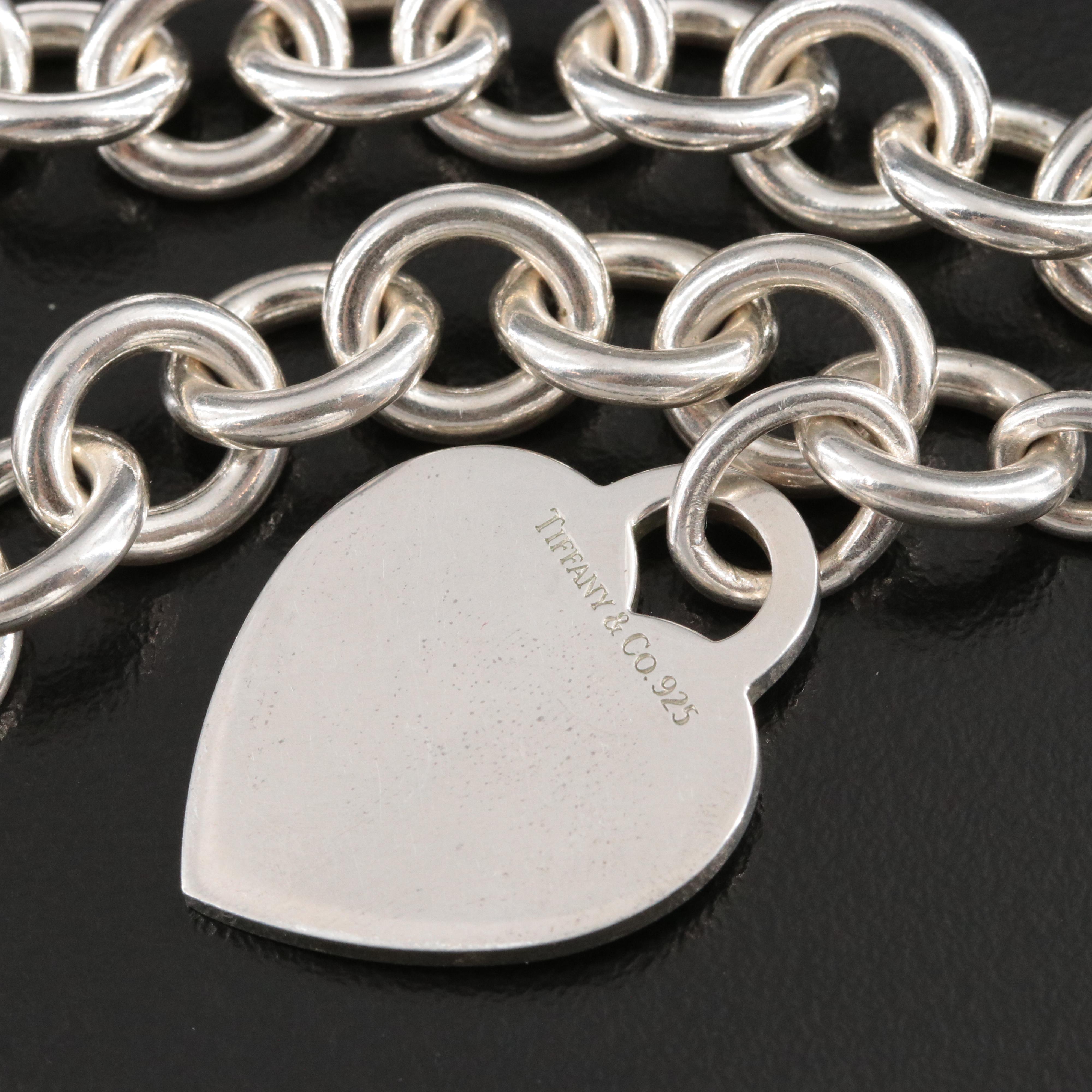 Tiffany & Co. Sterling Heart Toggle Necklace