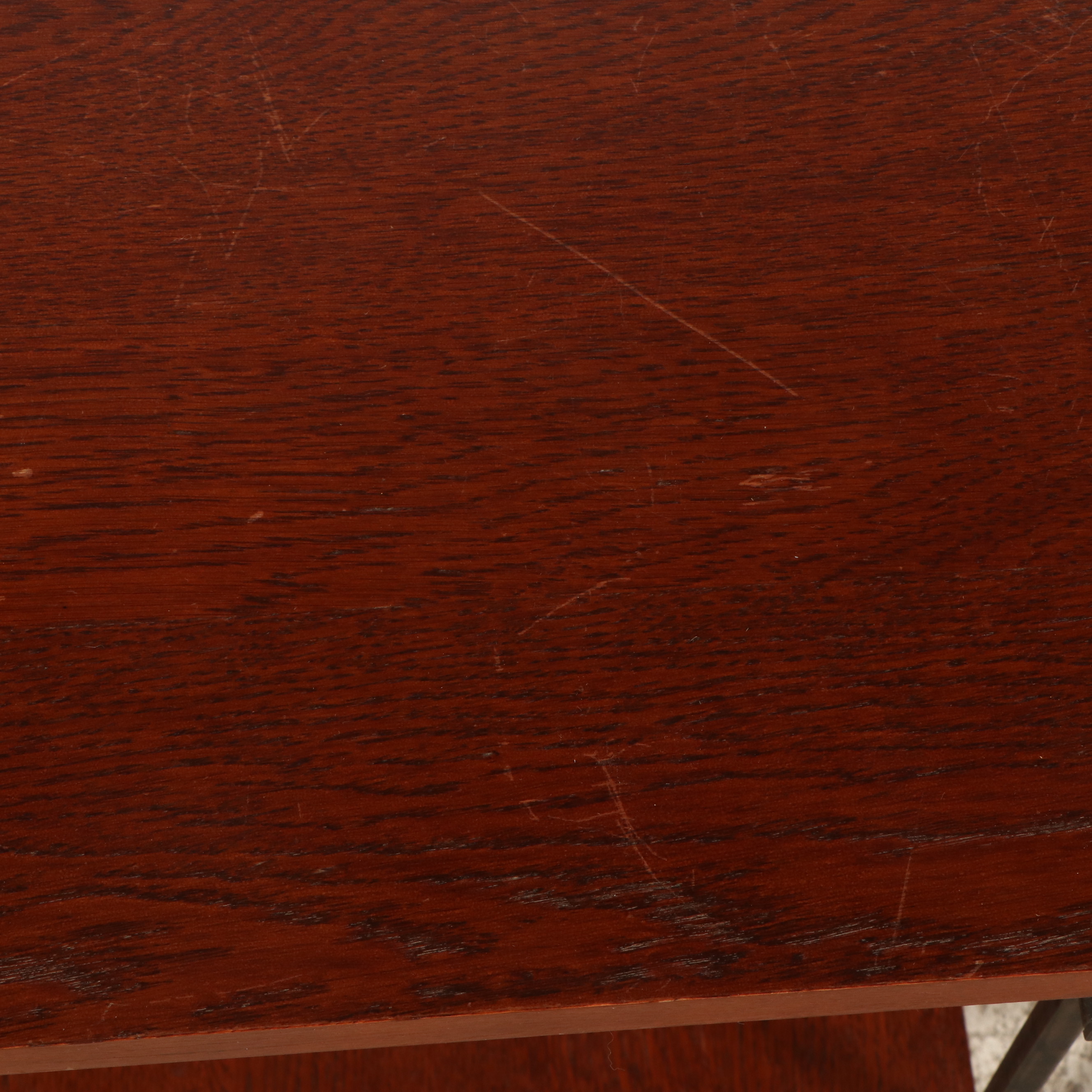 Pair of Contemporary Two-Tiered End Tables