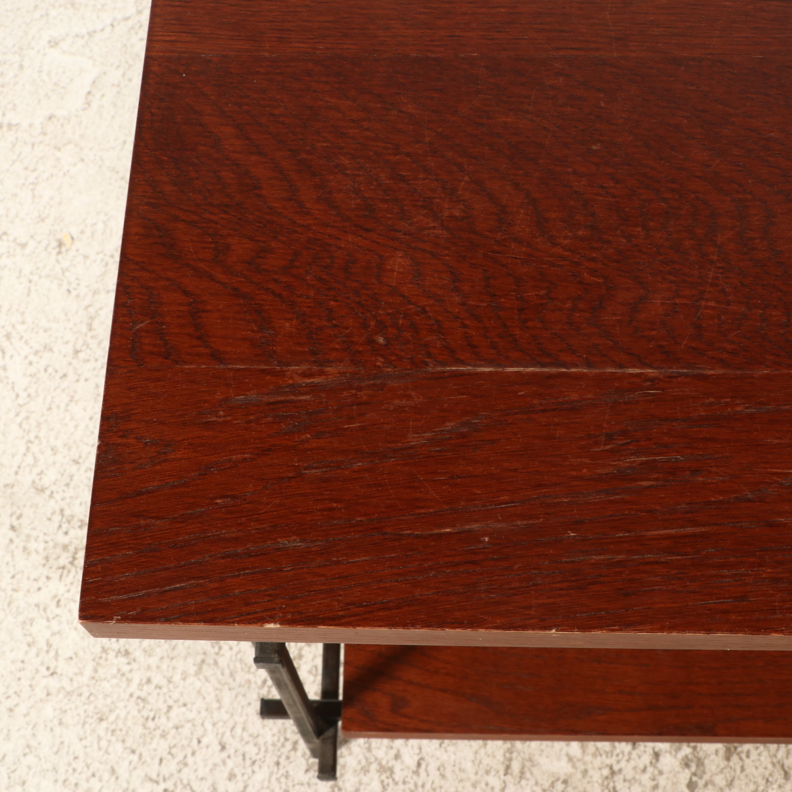 Pair of Contemporary Two-Tiered End Tables