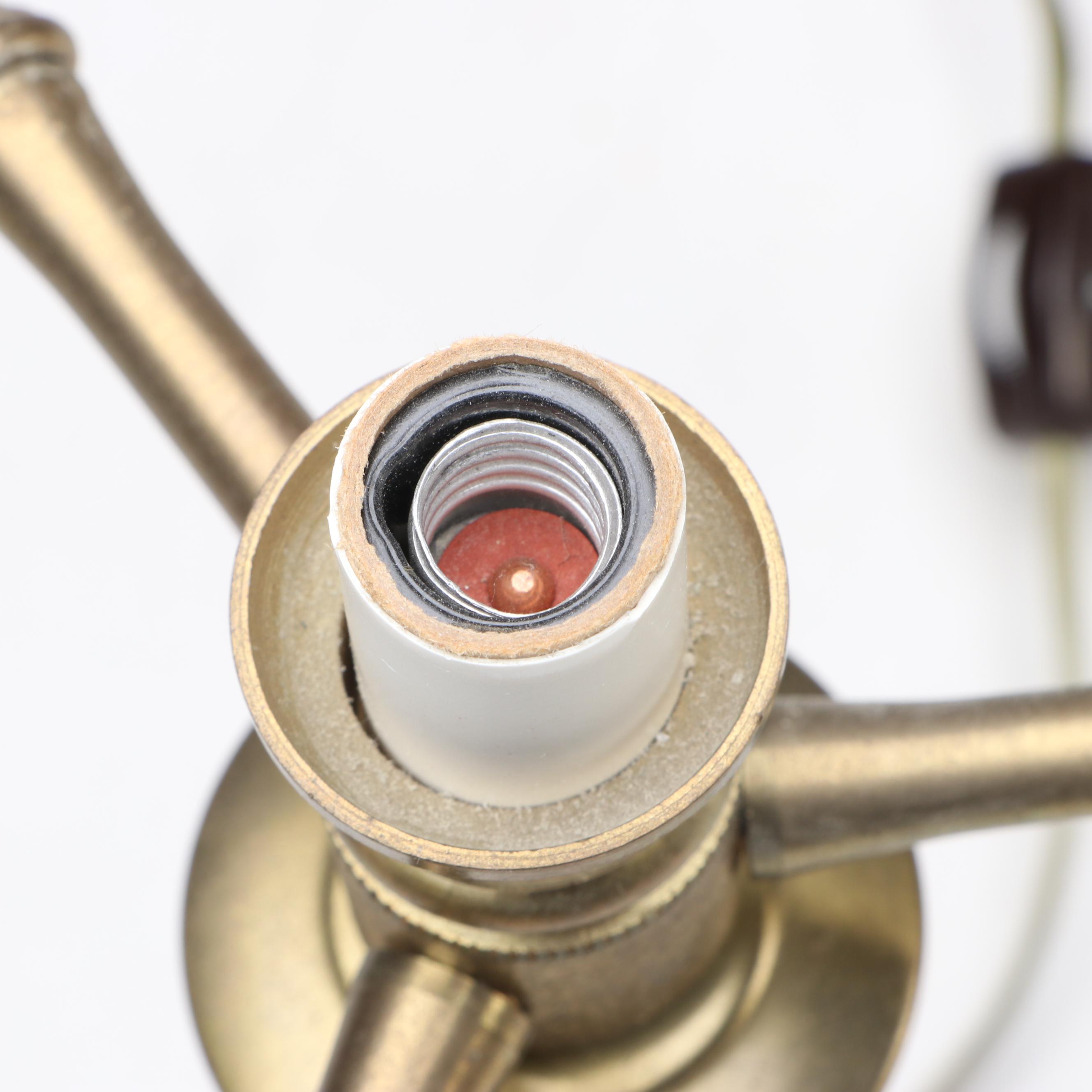 Kelsey Murphy for Pilgrim Etched Glass Botanical Accent Lamp, 1997