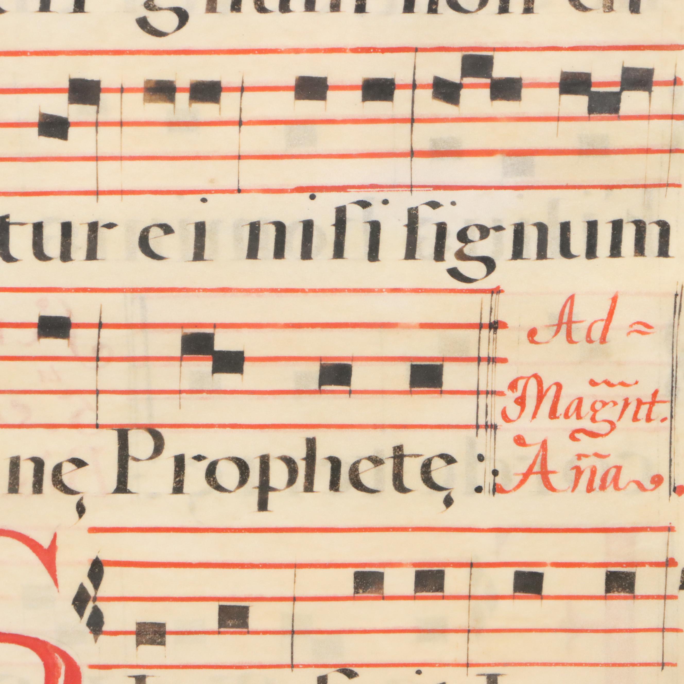 Gregorian Chant Manuscript