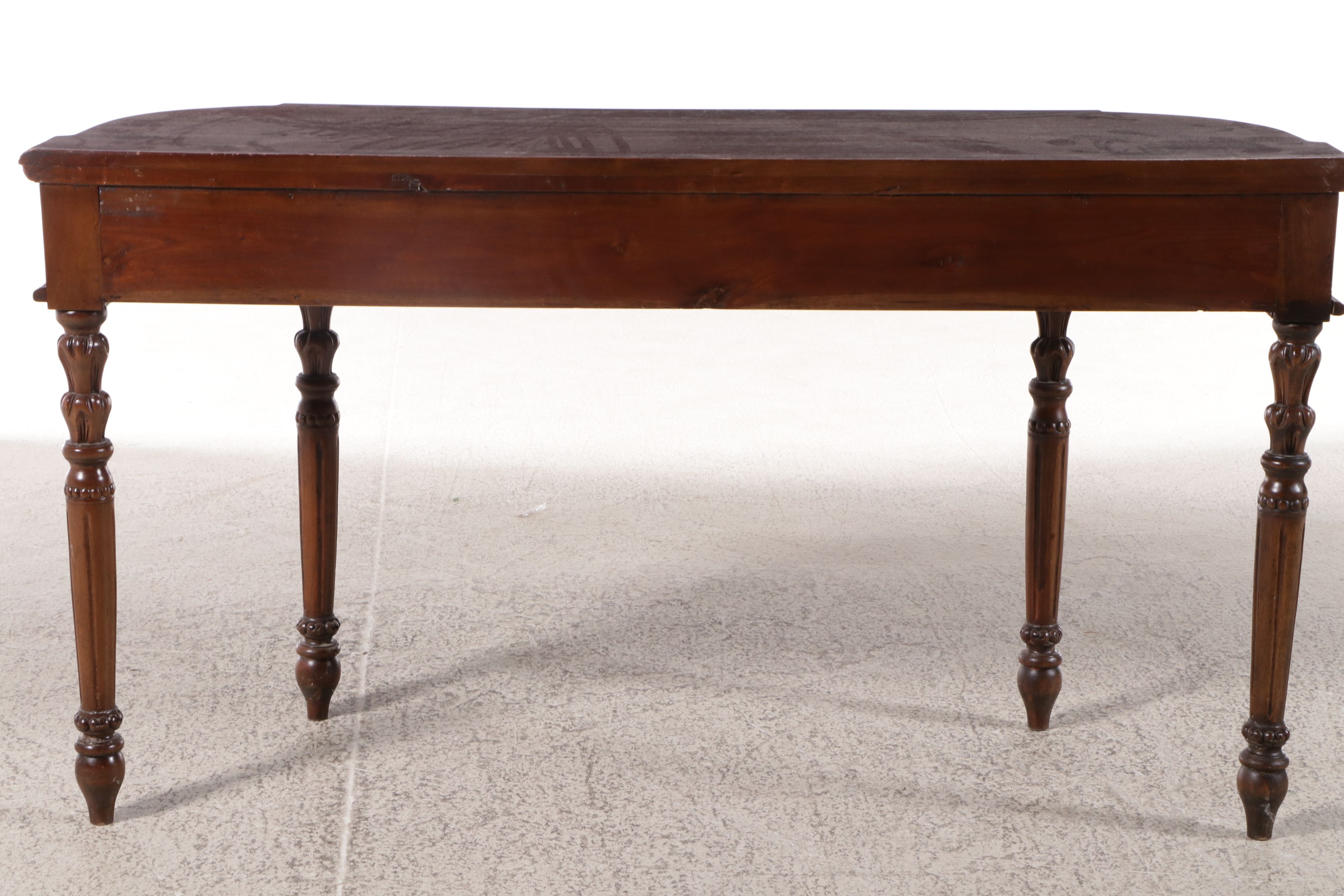 Sheraton Style Mahogany Console Table