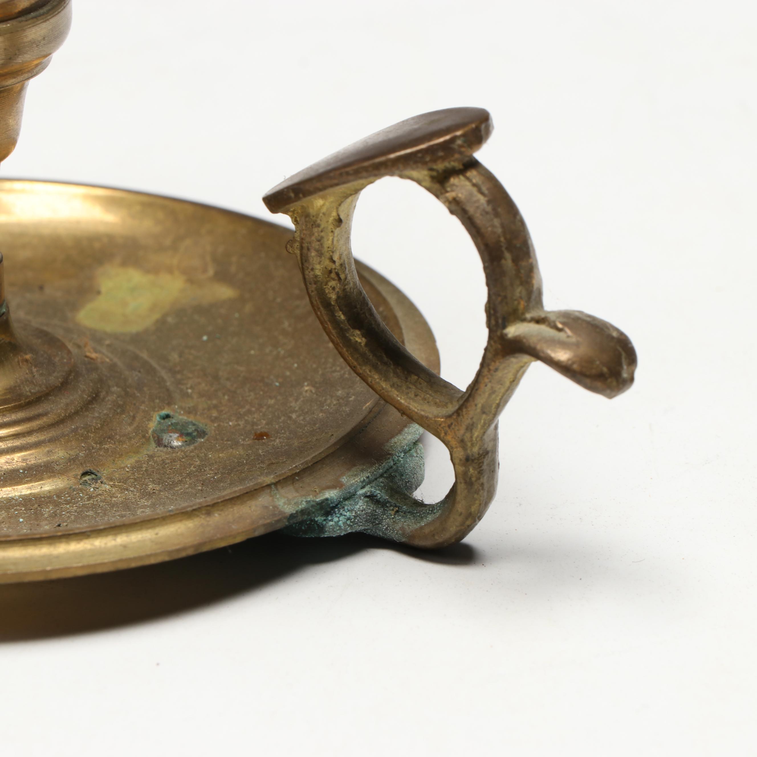 Vintage Brass Candlesticks and Bells