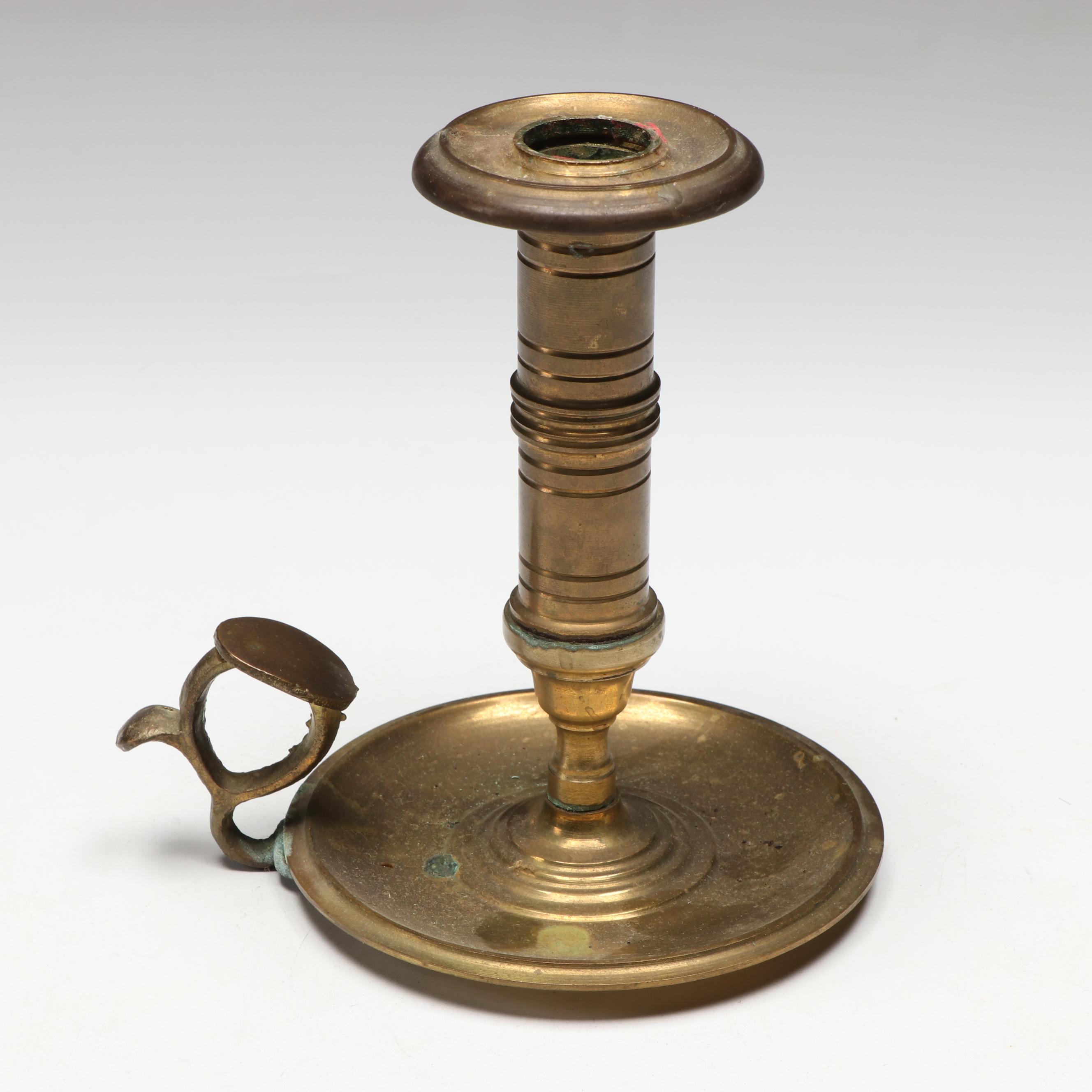 Vintage Brass Candlesticks and Bells