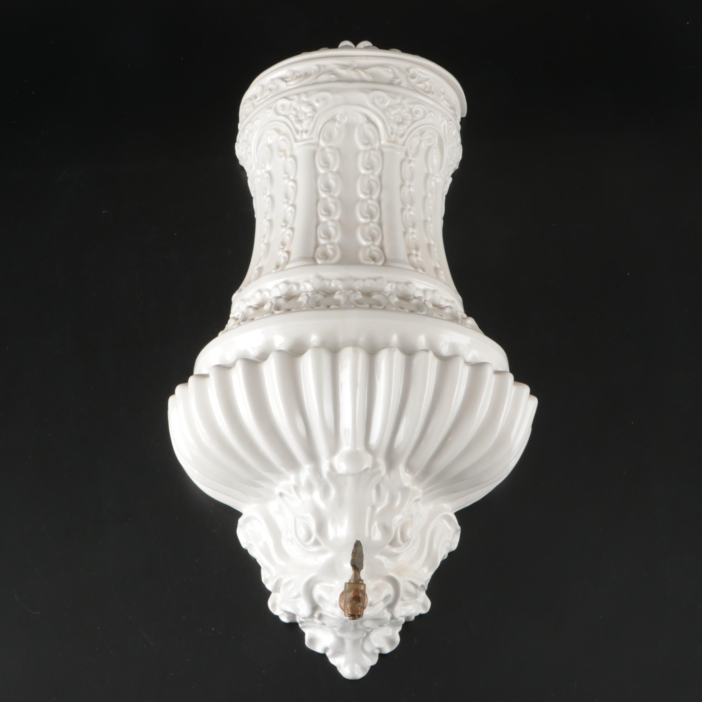 Ardalt Italian Majolica Lavabo, Mid to Late 20th Century