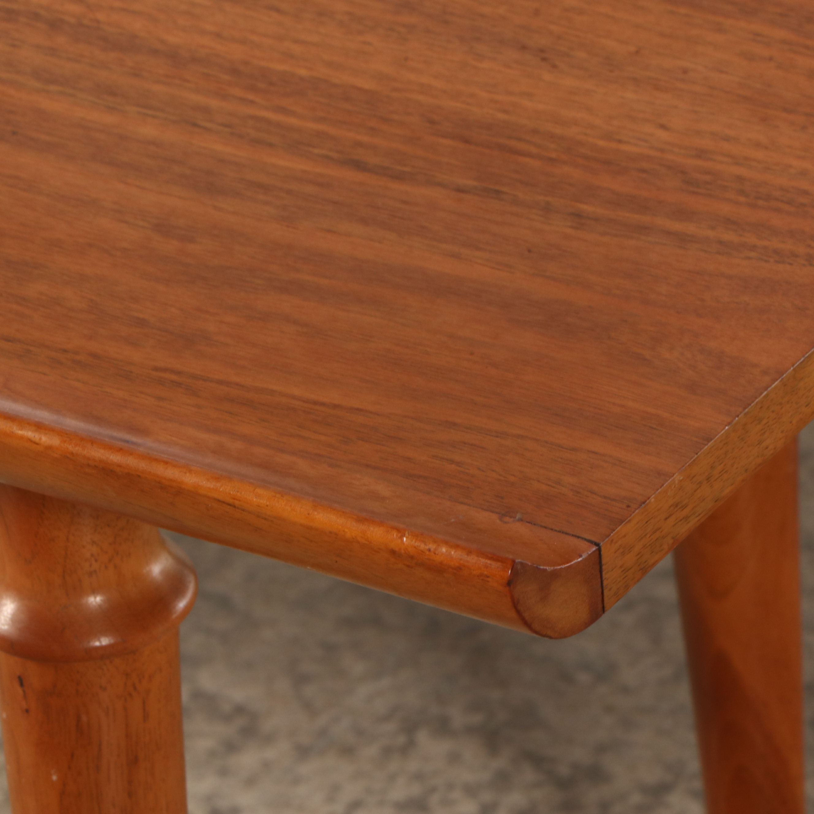 Danish Modern Style Teak and Brass Coffee Table, Mid-20th Century