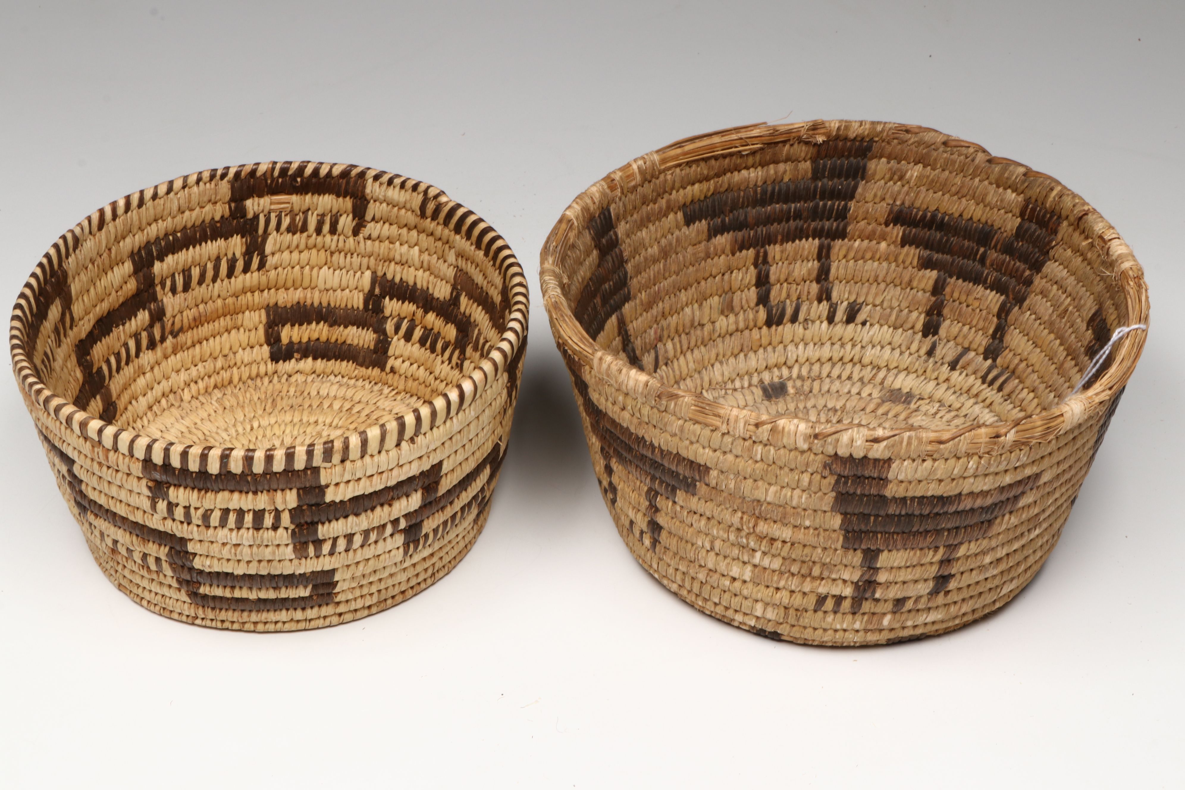 Sophi Saraficio and Other Tohono O'odham Artisan Yucca and Beargrass Baskets