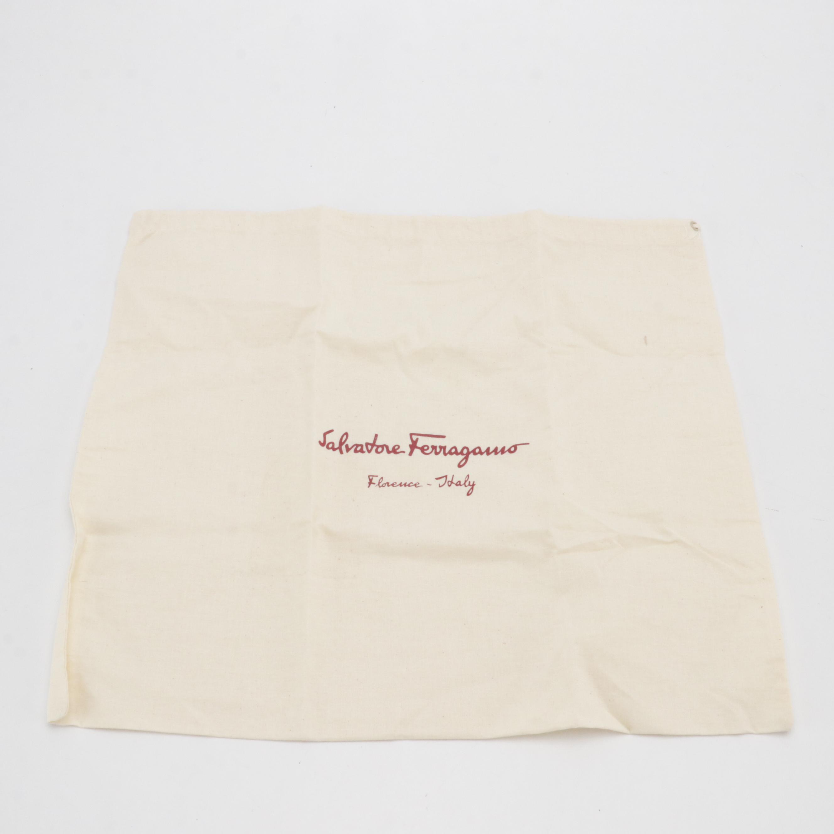 Salvatore Ferragamo Thalia Chain Strap Bag in Baby Pink Calfskin Leather