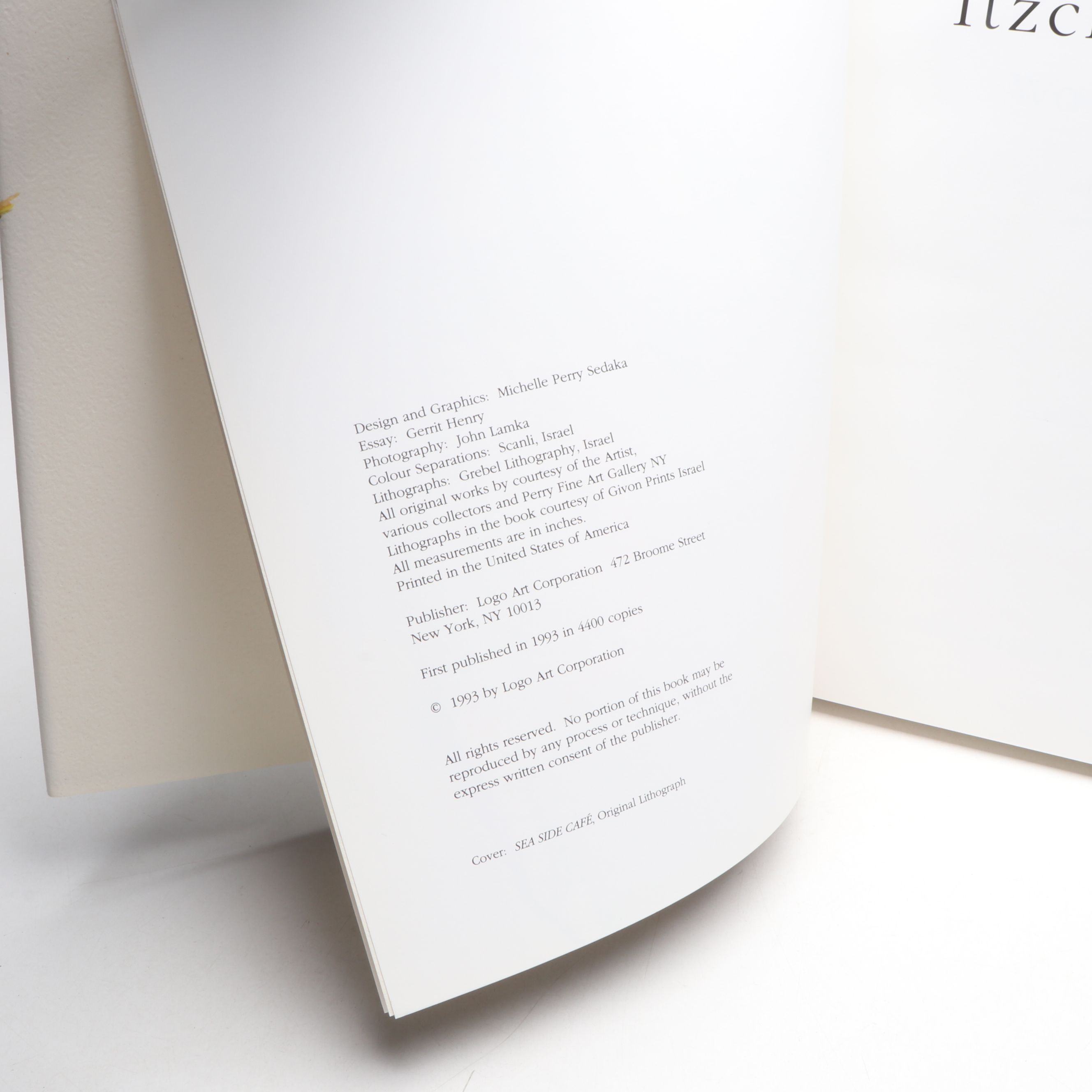 Signed Limited Edition "Works on Paper" by Itzchak Tarkay and More Art Books