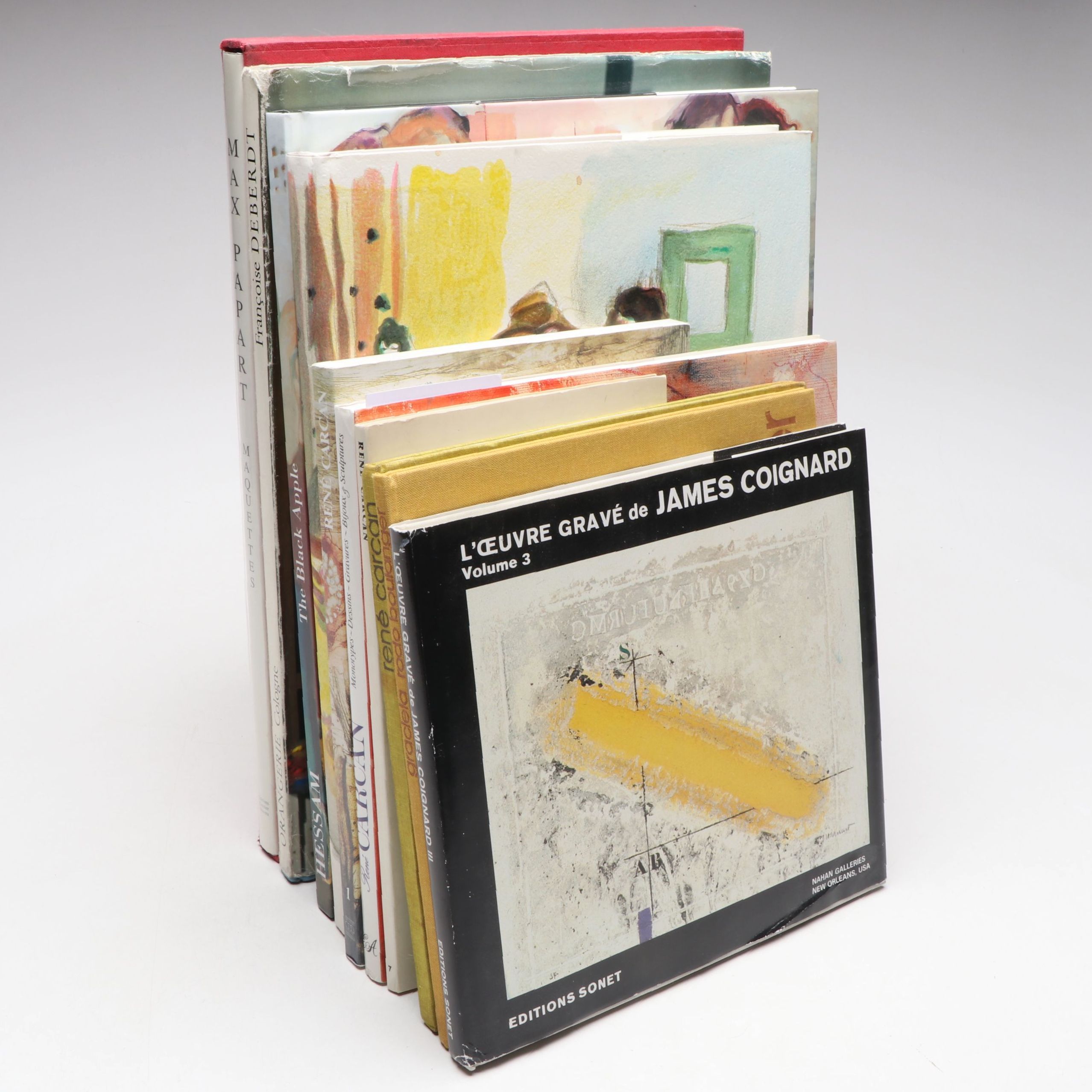 Signed Limited Edition "Works on Paper" by Itzchak Tarkay and More Art Books