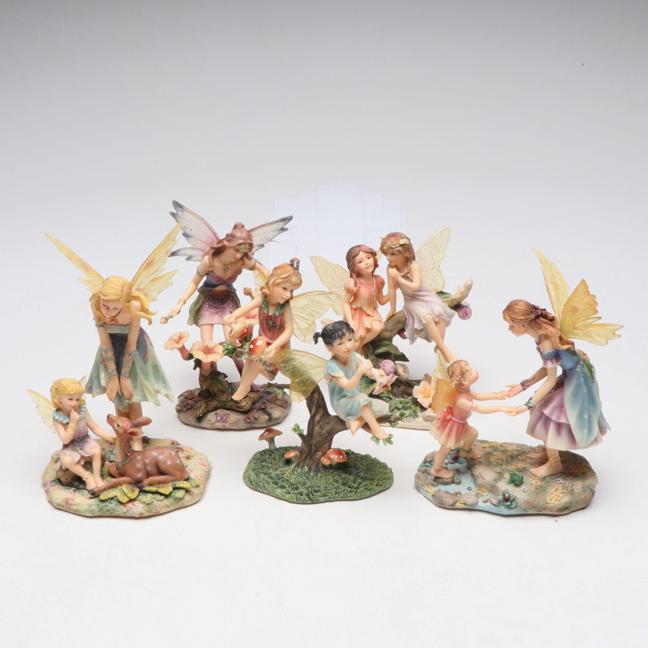 Faerie Glen "Helping Hands" and "Mystibeat" with More Whimsical Figurines