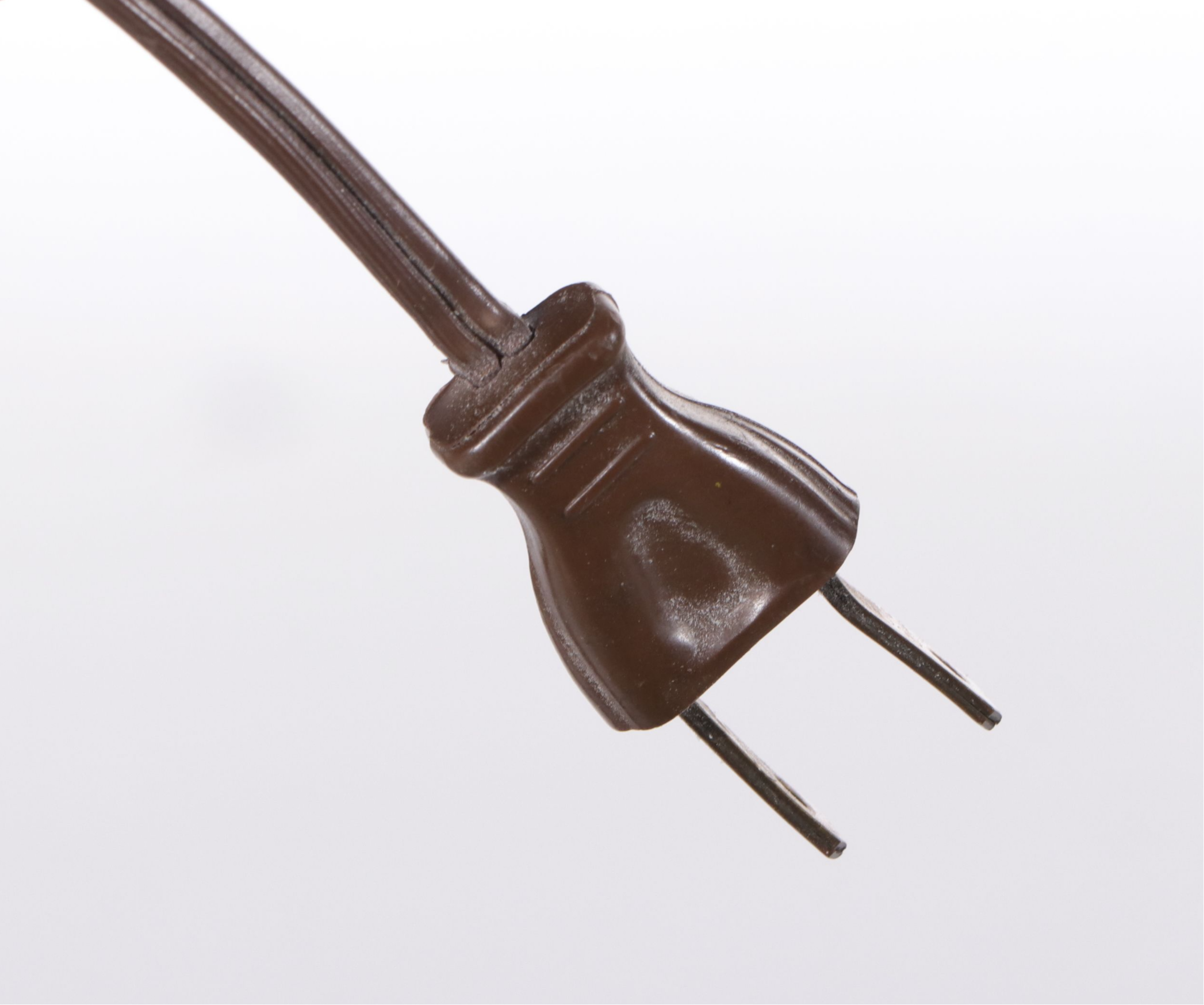 Frederick Cooper Table Floor Lamp with Black Paper Shade, Late 20th C.