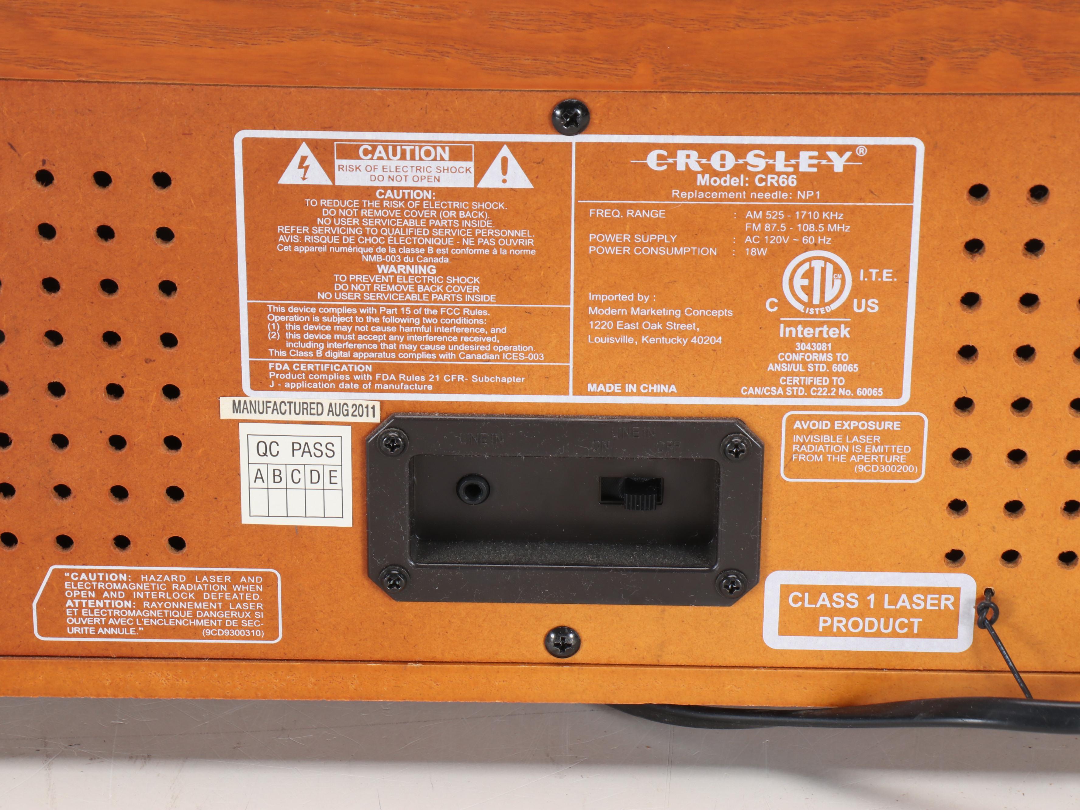 Crosley Entertainment Center