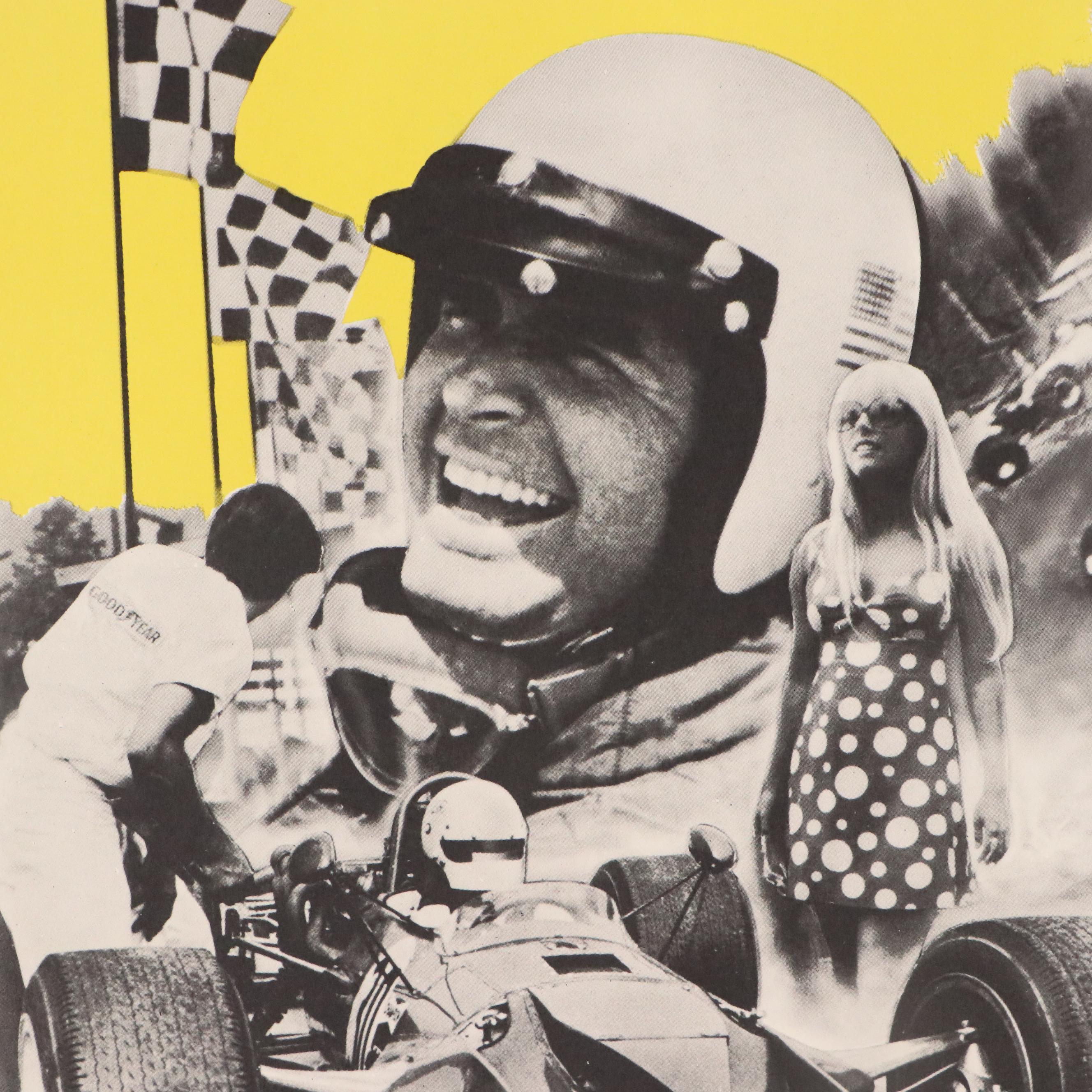 "The Racing Machine" Halftone Movie Poster