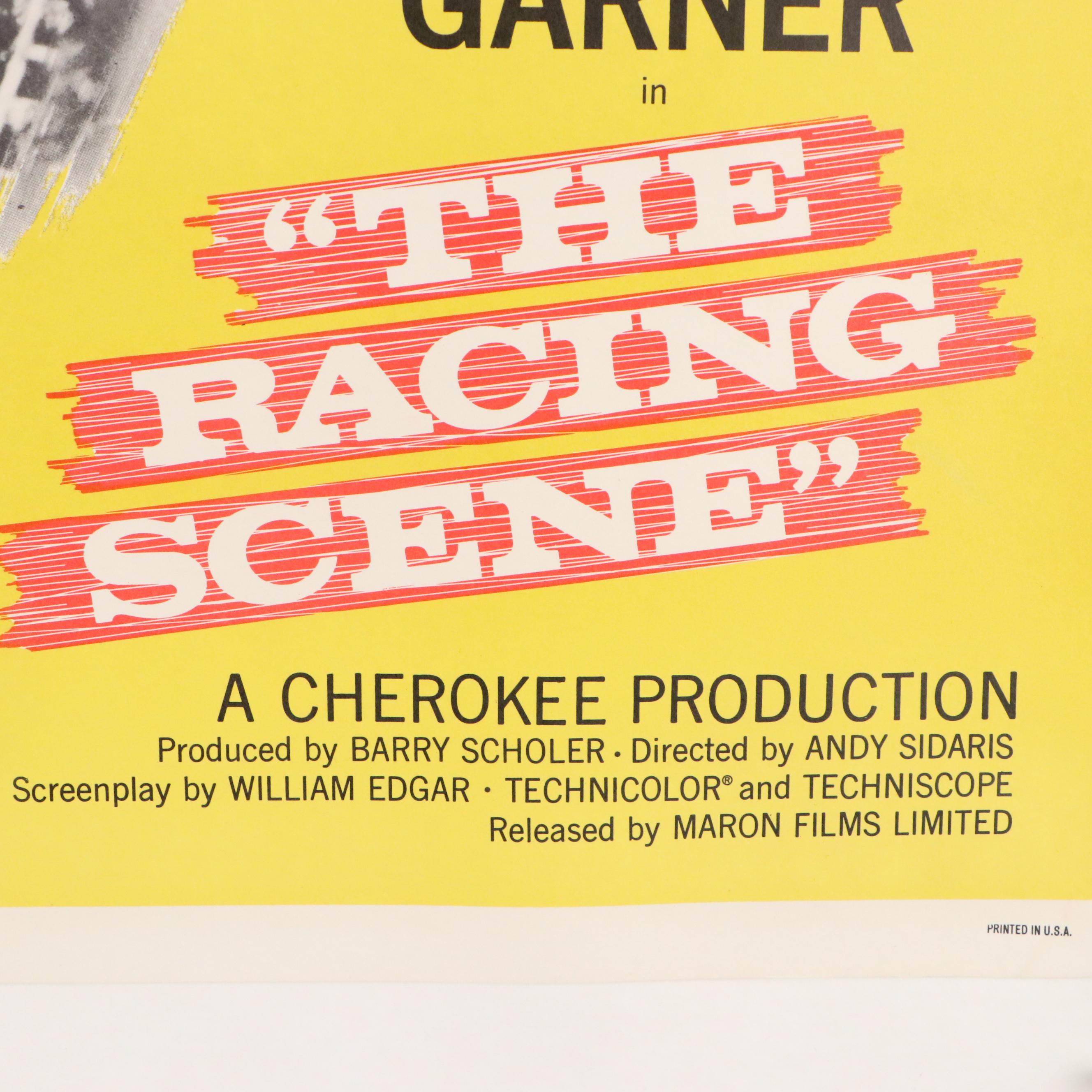 "The Racing Machine" Halftone Movie Poster