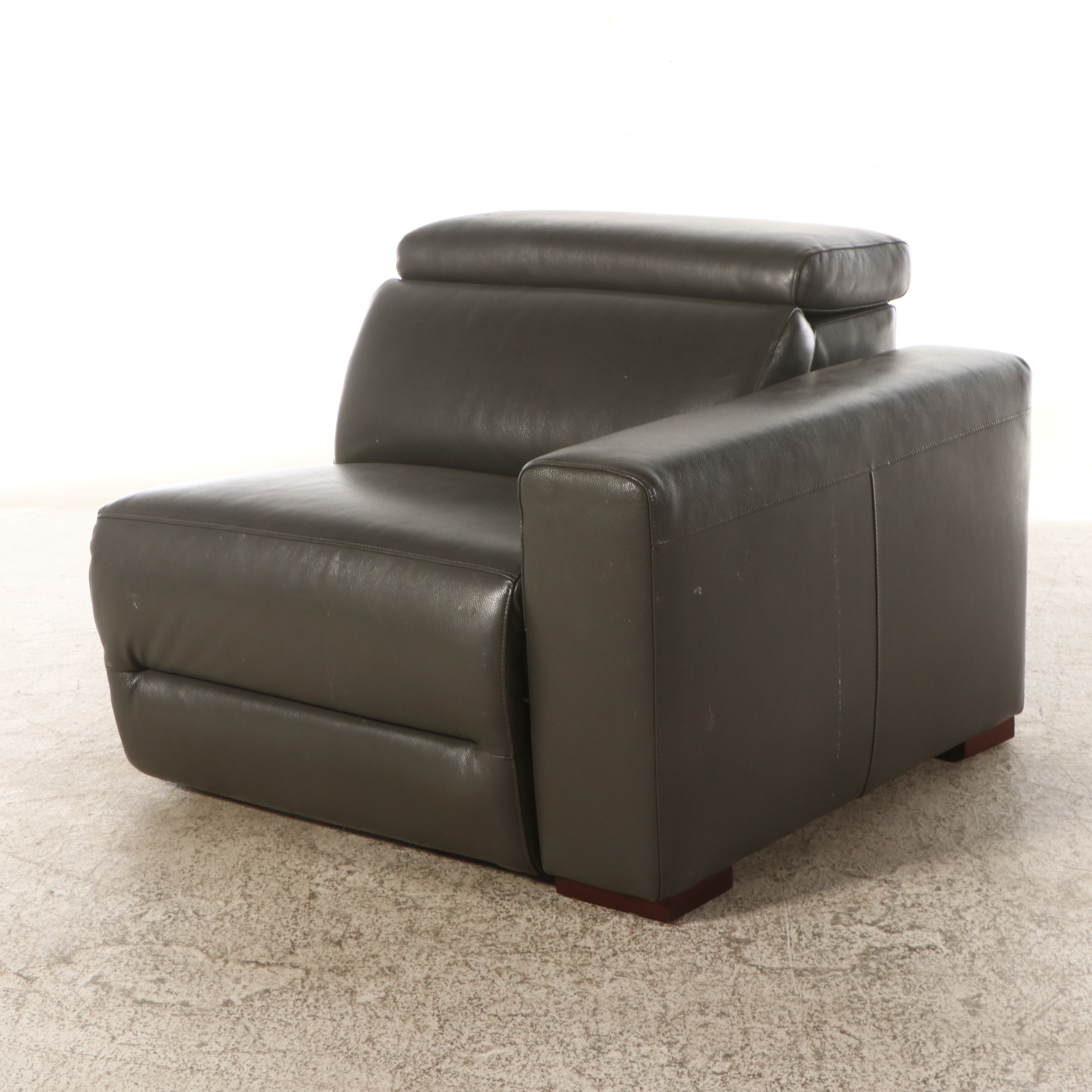 Jason Furniture Contemporary  Faux Leather Sectional Sofa