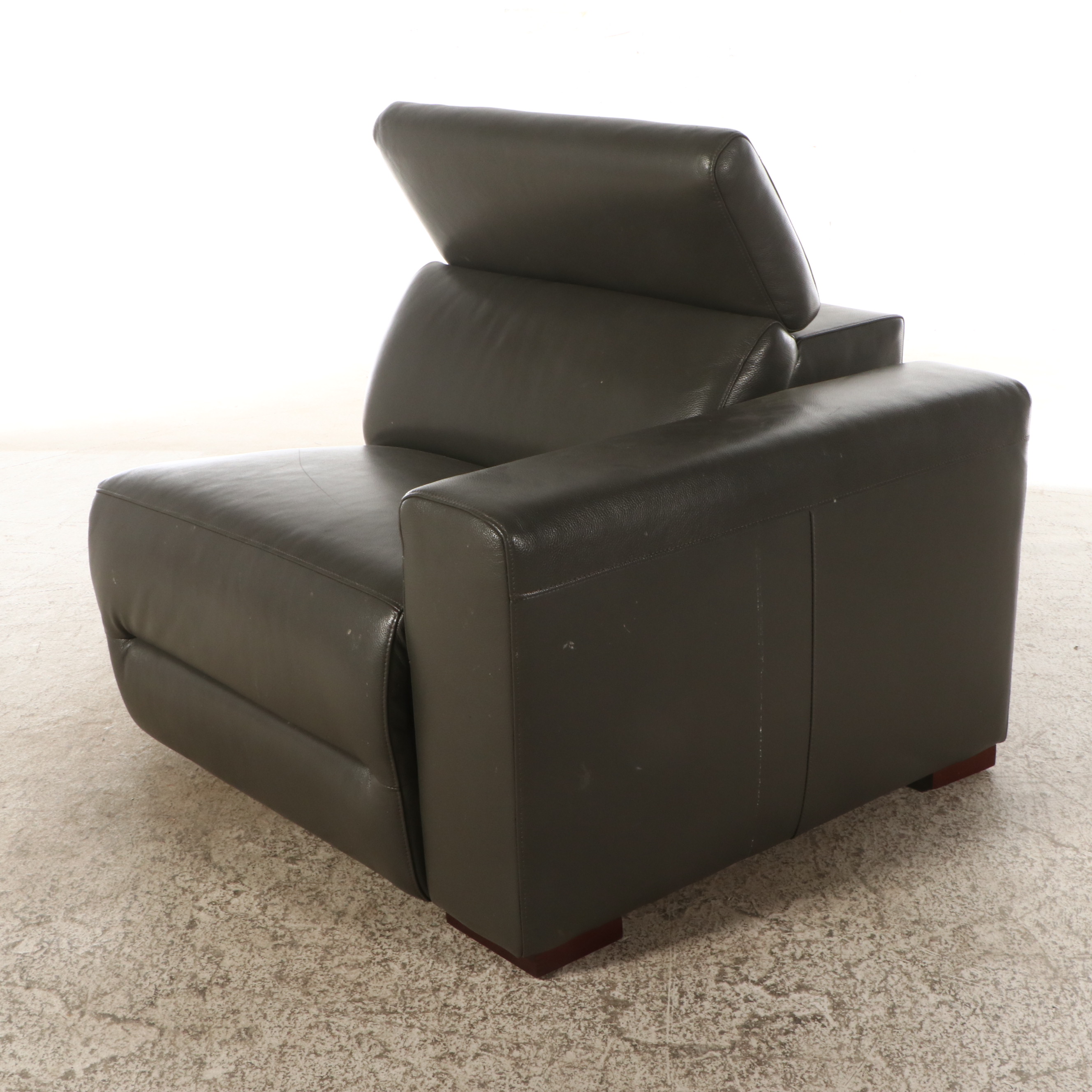 Jason Furniture Contemporary  Faux Leather Sectional Sofa