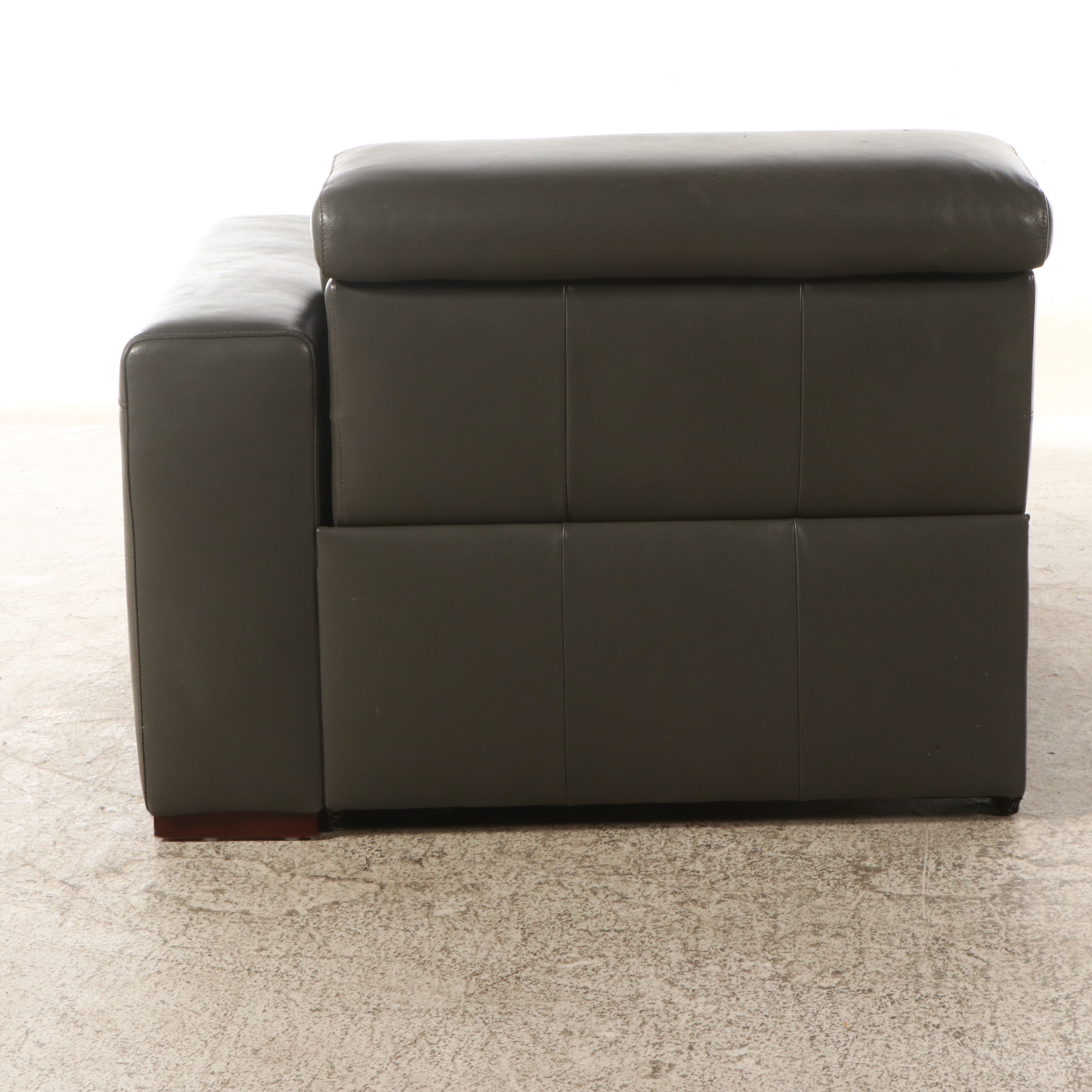 Jason Furniture Contemporary  Faux Leather Sectional Sofa