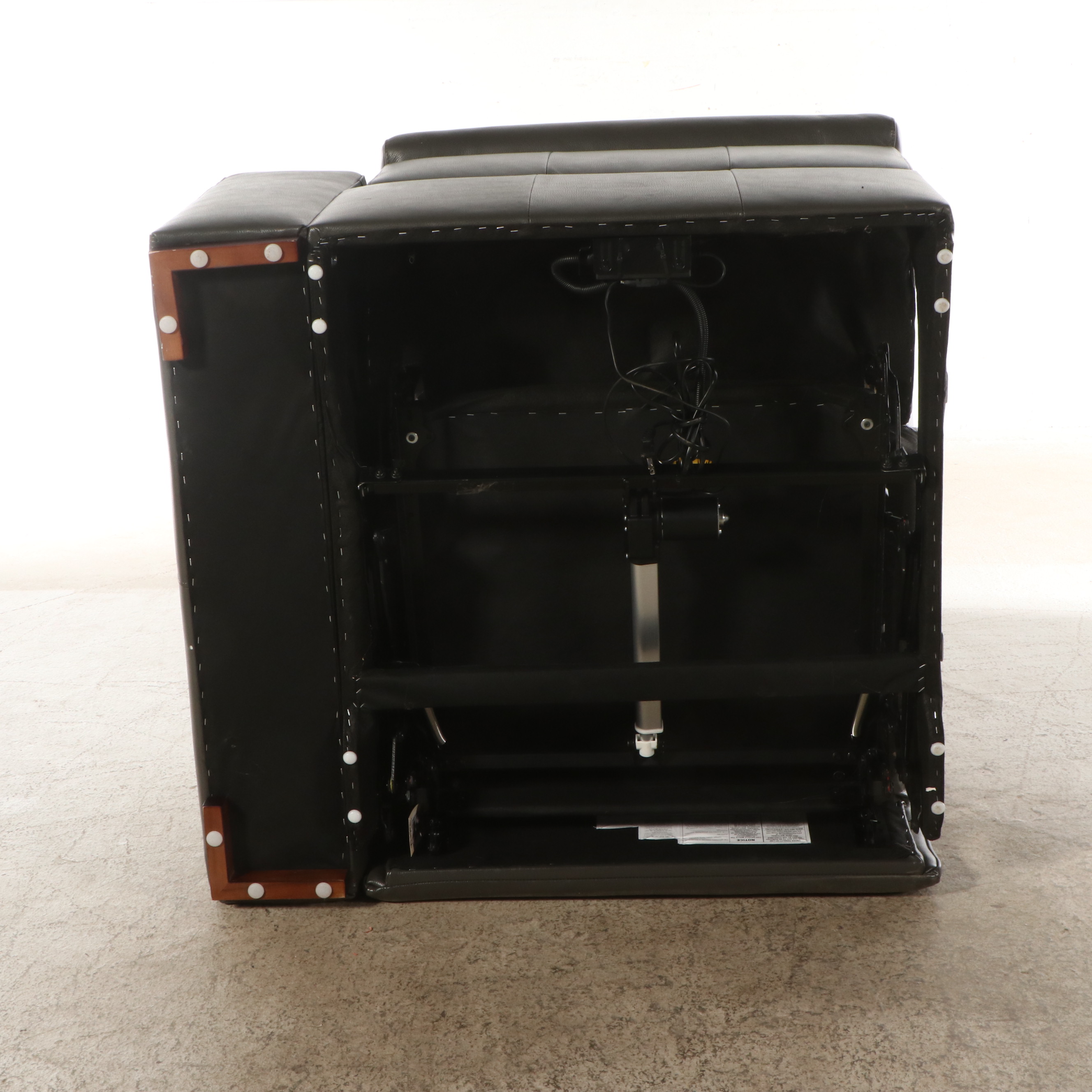 Jason Furniture Contemporary  Faux Leather Sectional Sofa