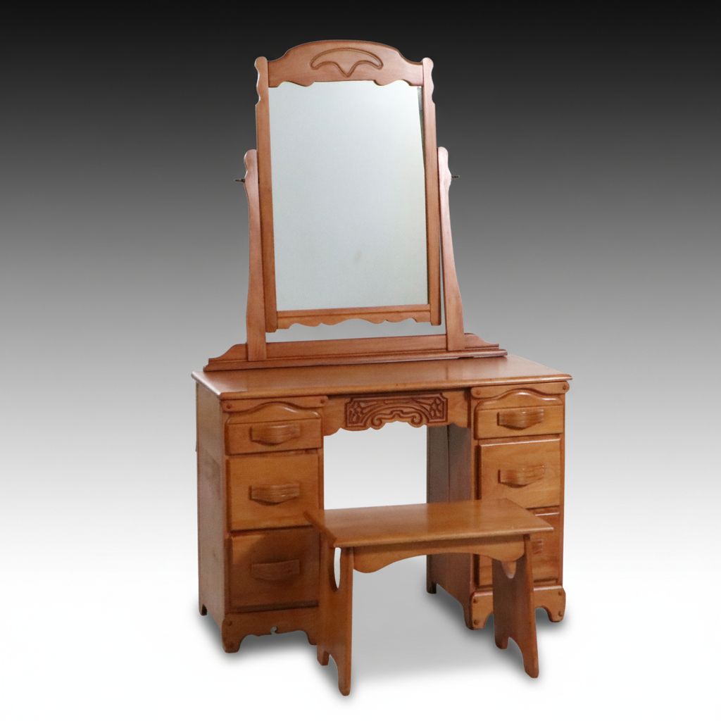 Colonial Style Maple Vanity