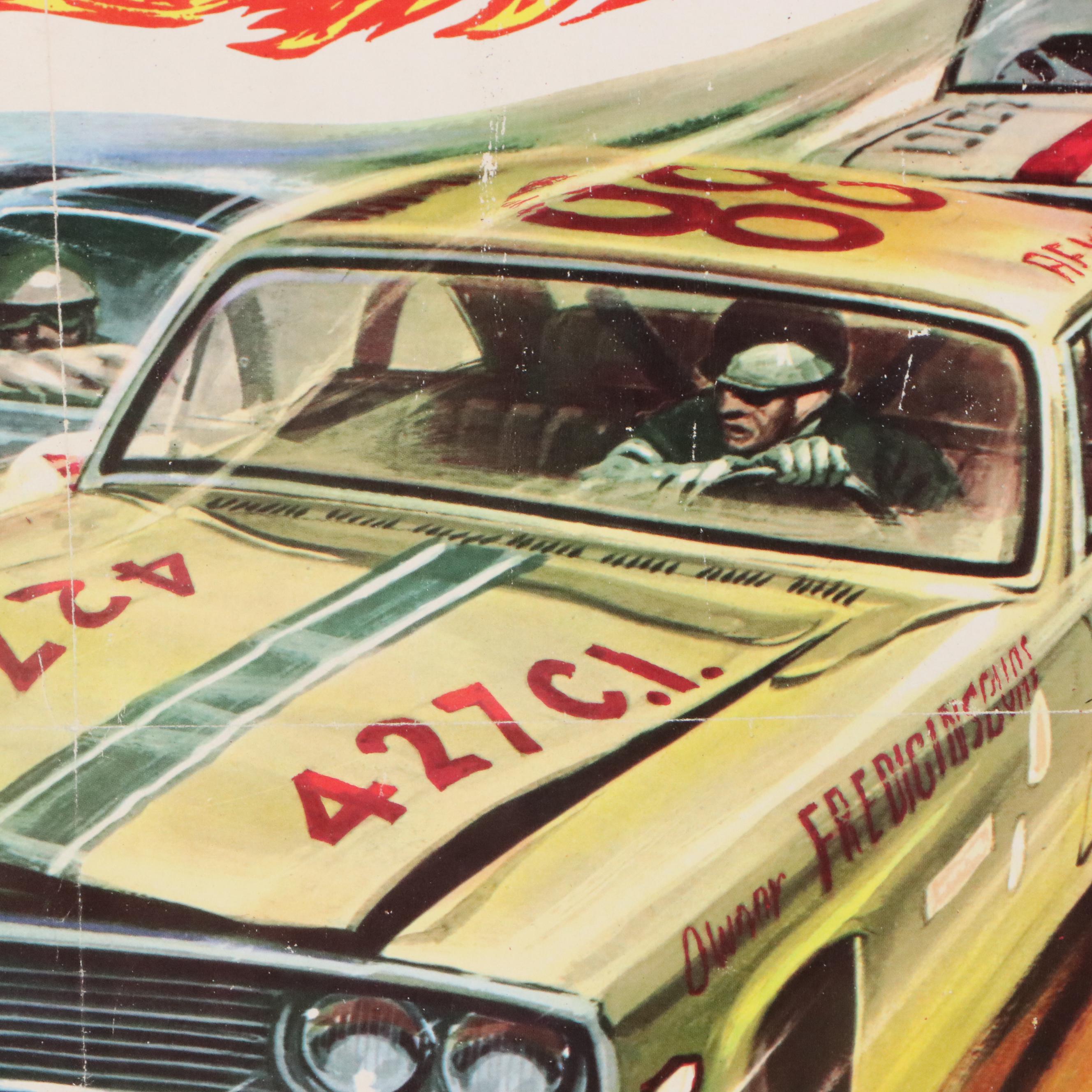 "Fireball 500" Offset Lithograph Movie Poster