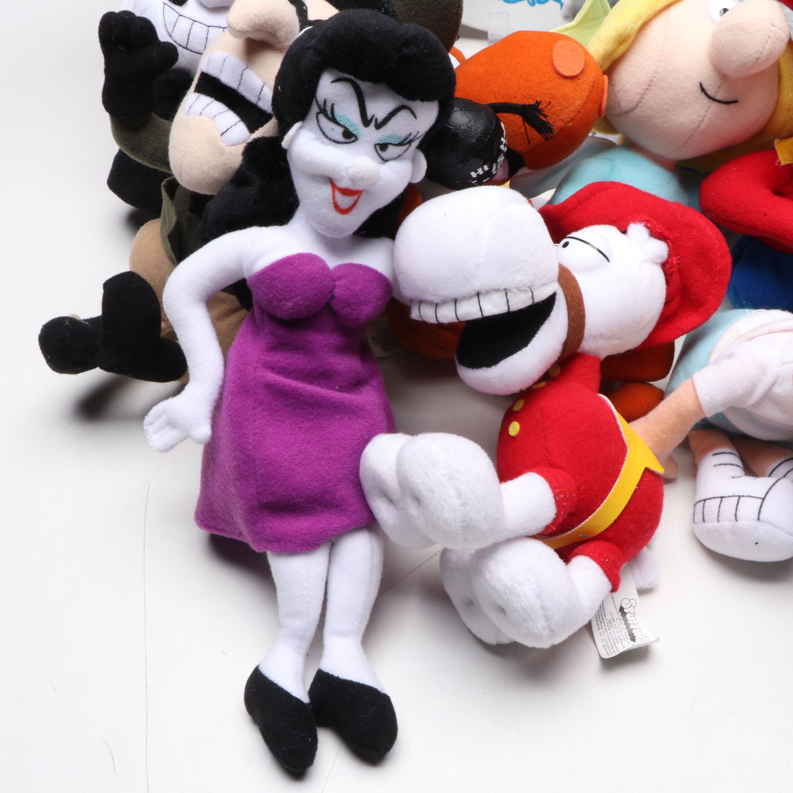 Stuffins and Mary Meyer Rocky and Bullwinkle Stuffed Toys with Plate