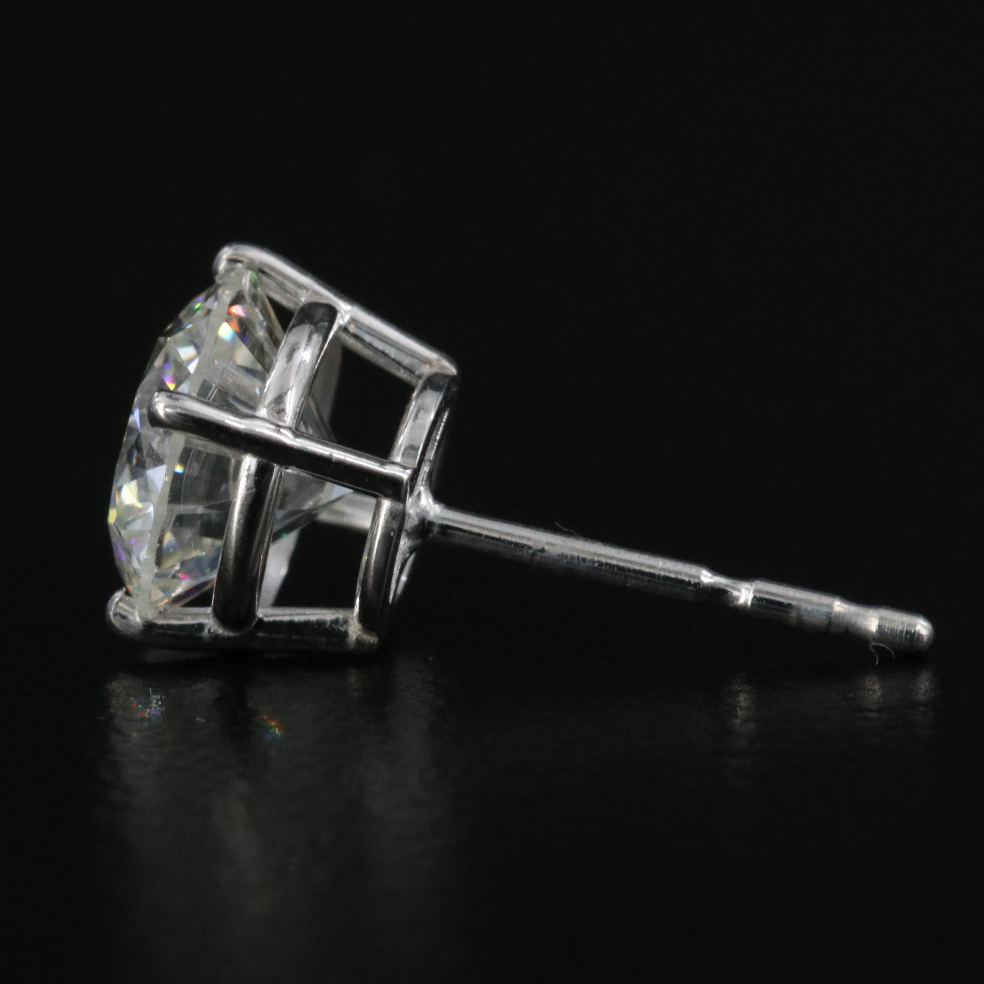 14K 2.00 CTW Lab Grown Diamond Stud Earrings